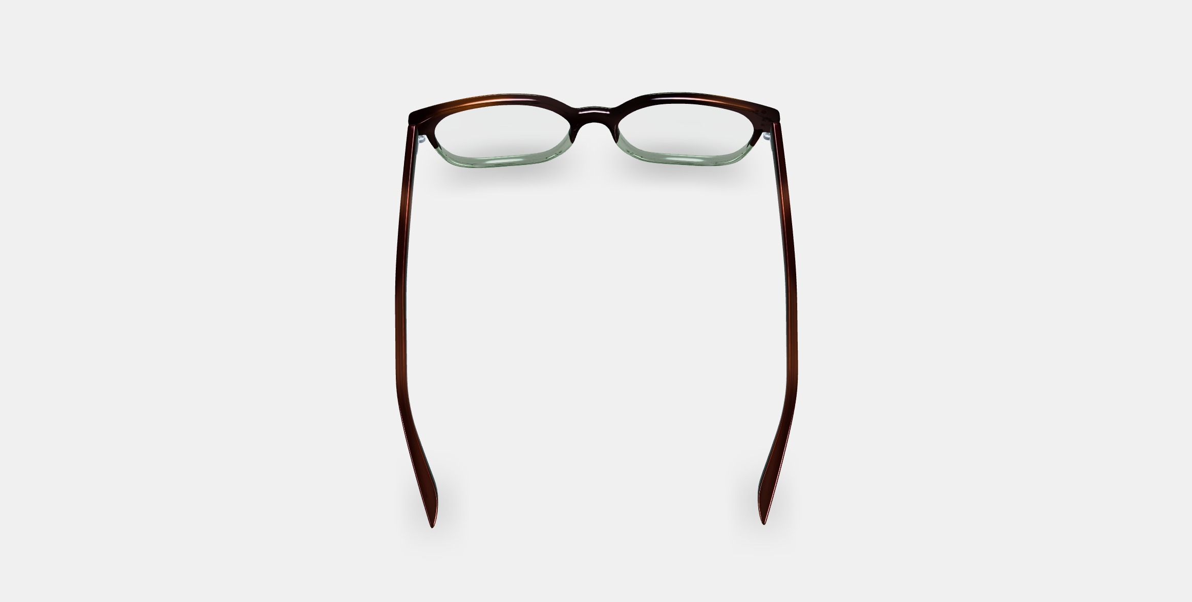Lawrence Eyeglasses in Green Garnet Fade 3D model_3