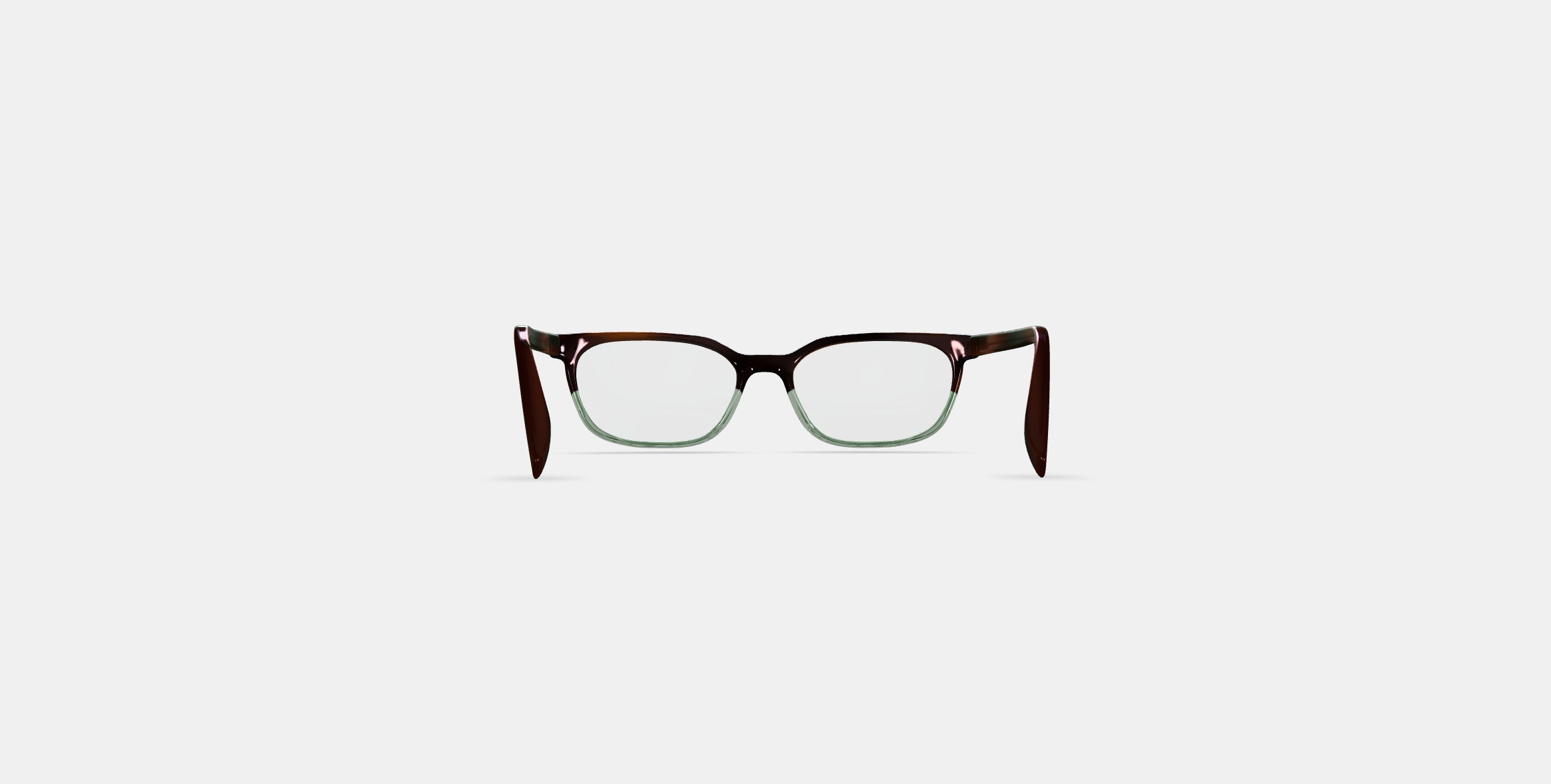 Lawrence Eyeglasses in Green Garnet Fade 3D model_14