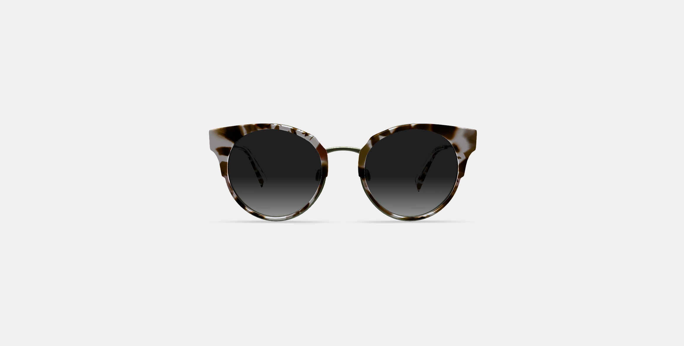 Cleo Sunglasses in Pearled Tortoise with Riesling 3D model_10