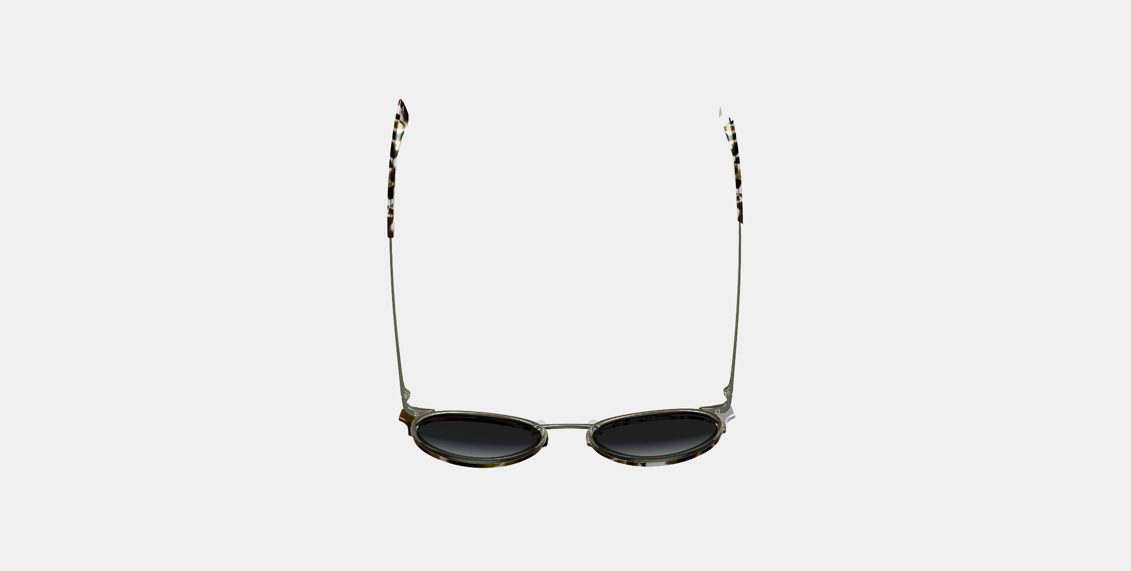 Cleo Sunglasses in Pearled Tortoise with Riesling 3D model_7