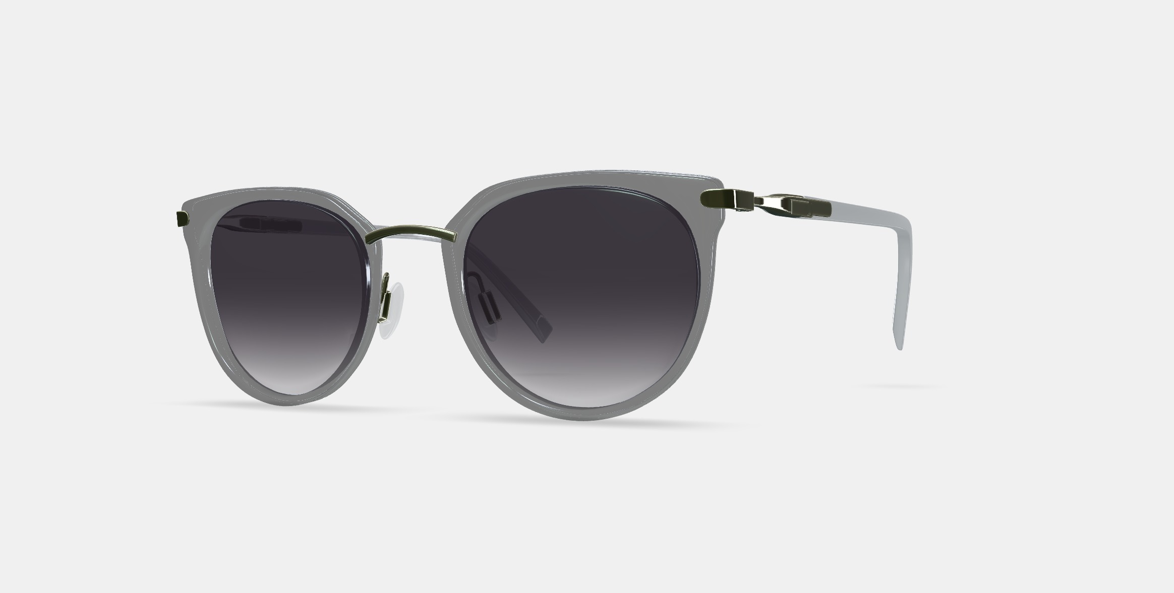 Whittier Sunglasses in Soapstone with Riesling 3D model_13
