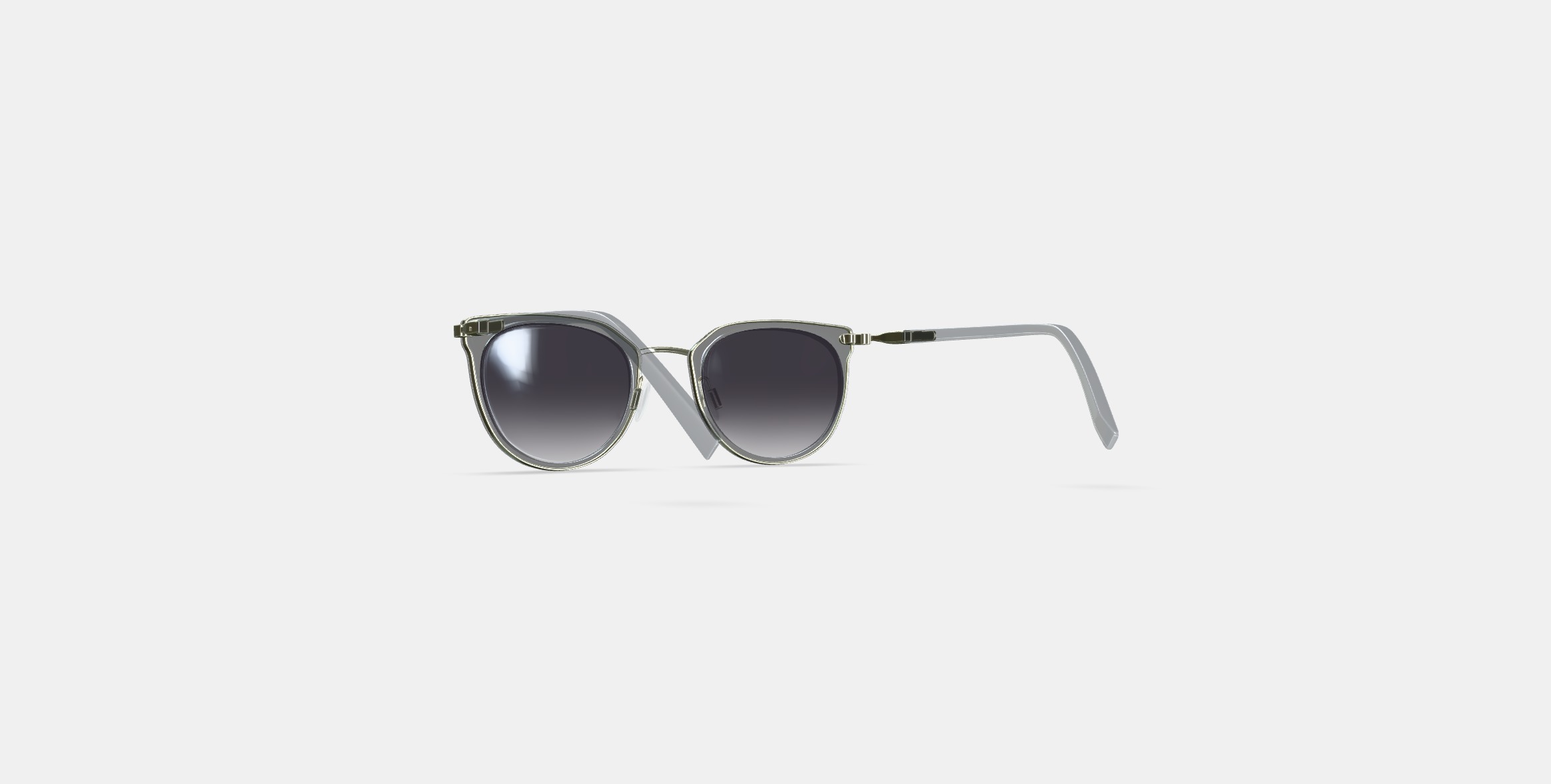 Whittier Sunglasses in Soapstone with Riesling 3D model_16