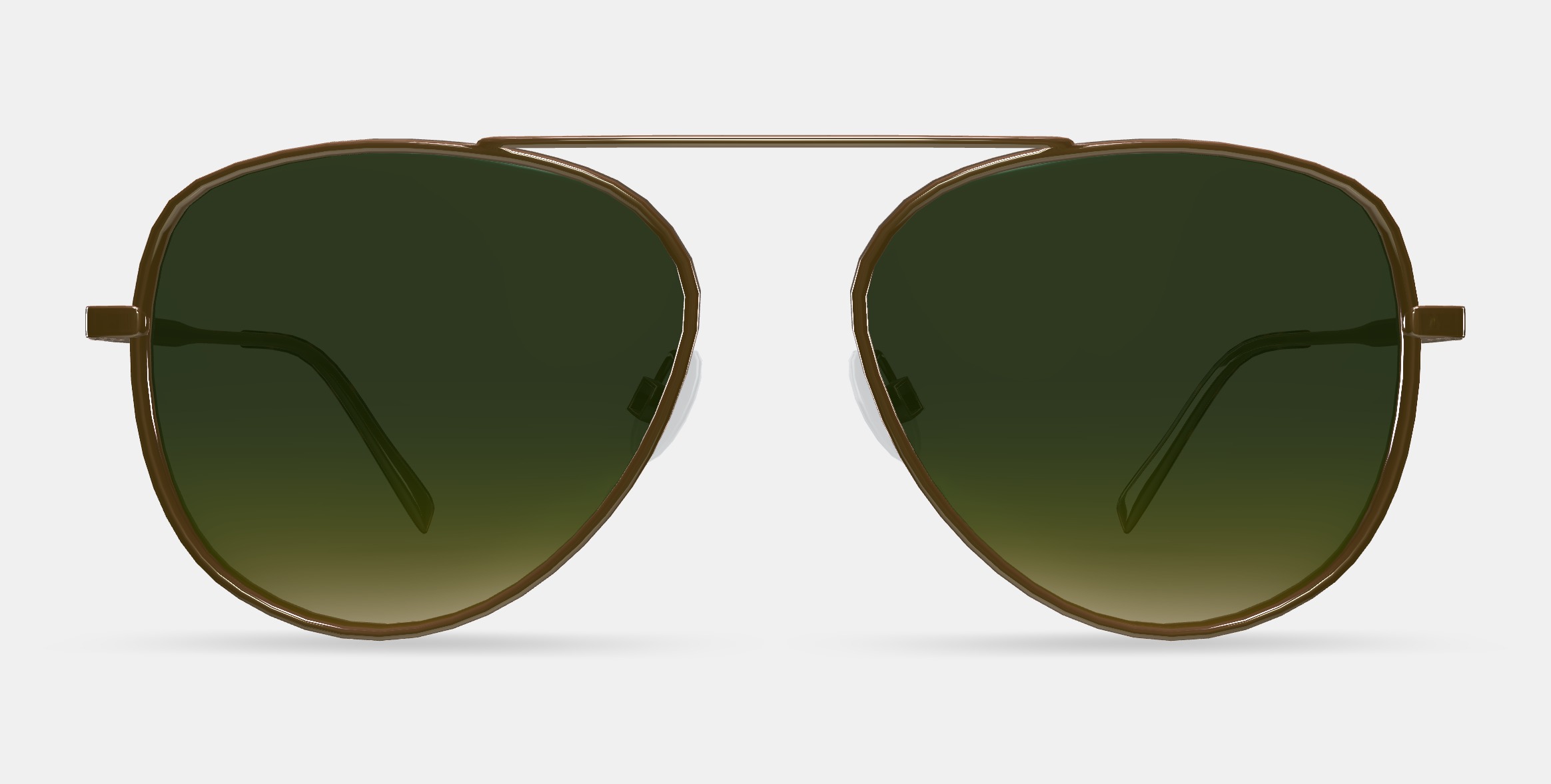 Belmar Sunglasses in Polished Gold 3D model_11