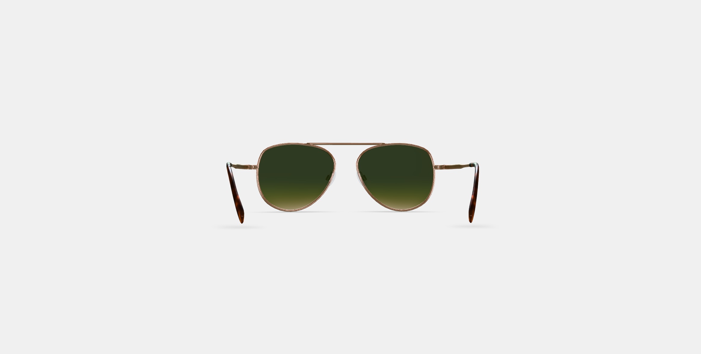 Belmar Sunglasses in Polished Gold 3D model_14