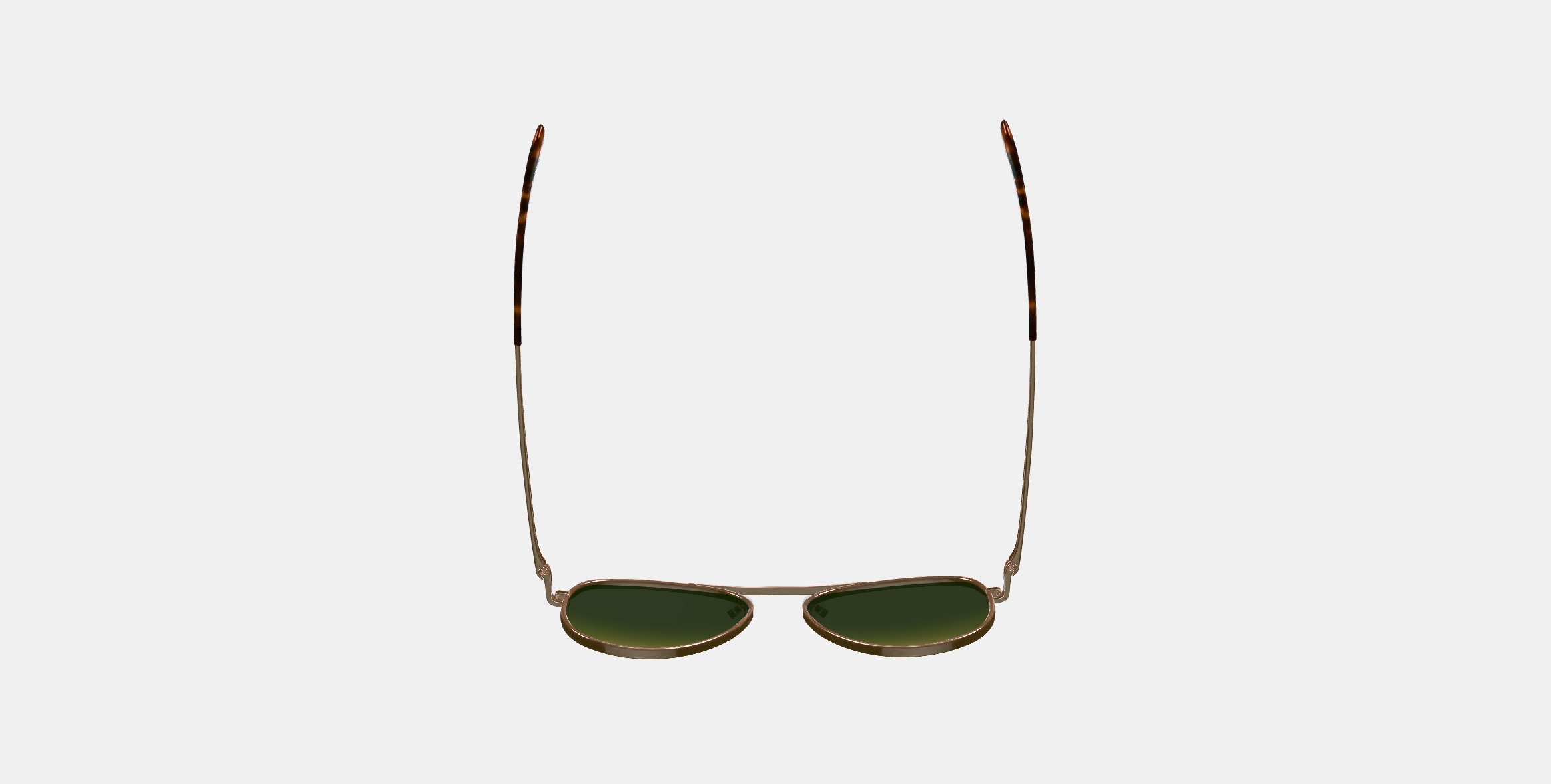 Belmar Sunglasses in Polished Gold 3D model_7
