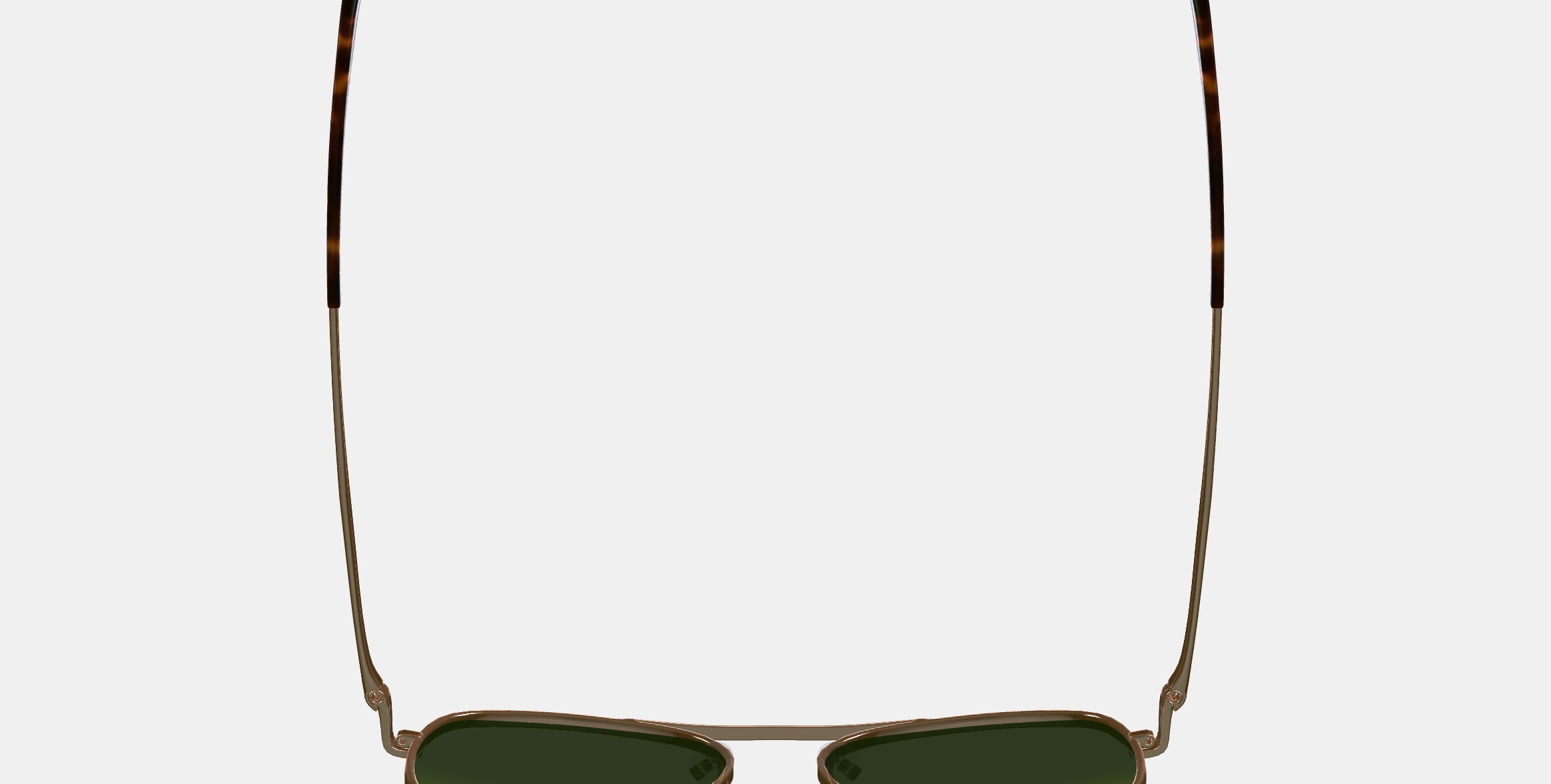 Belmar Sunglasses in Polished Gold 3D model_8