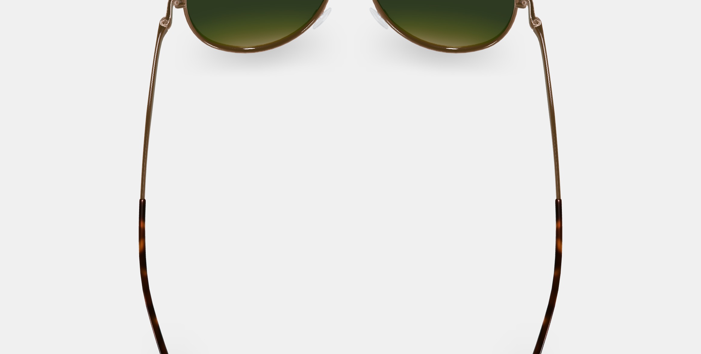 Belmar Sunglasses in Polished Gold 3D model_5