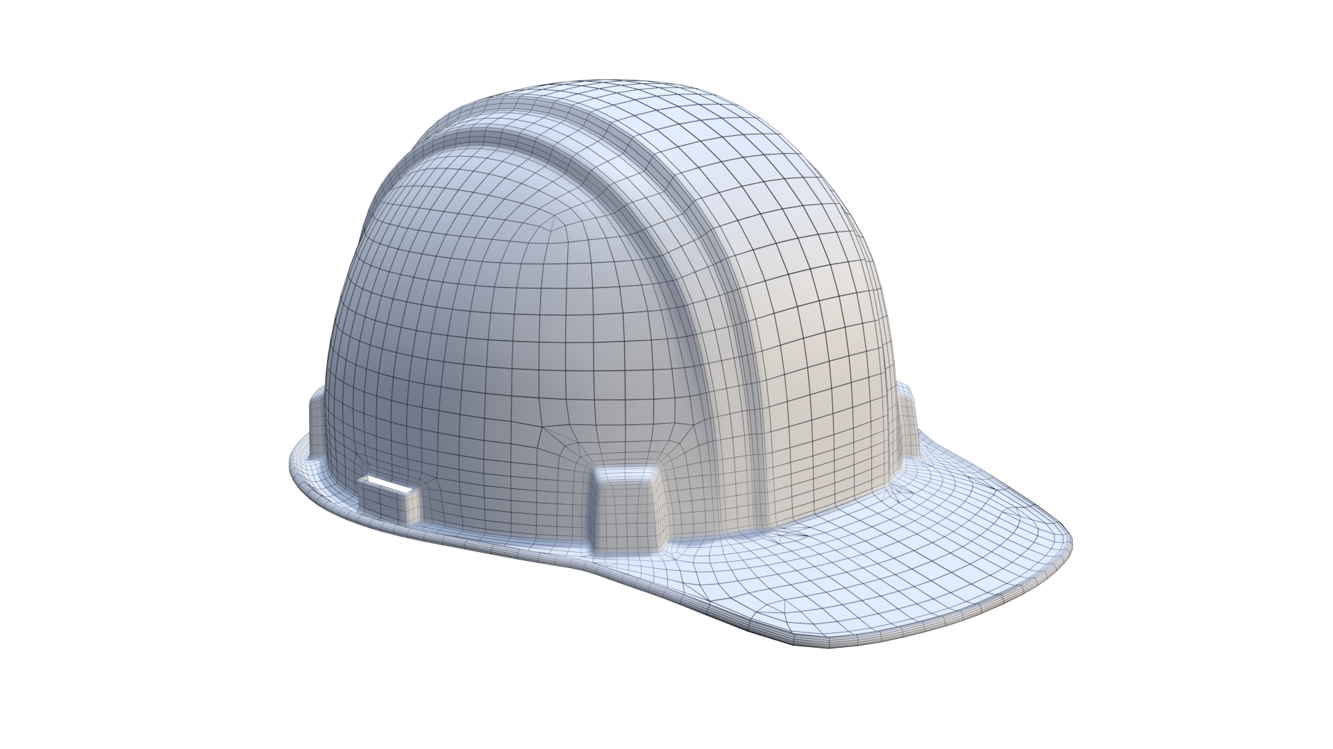 Construction Helmet Low Poly 3D Model Low-poly 3D model_9
