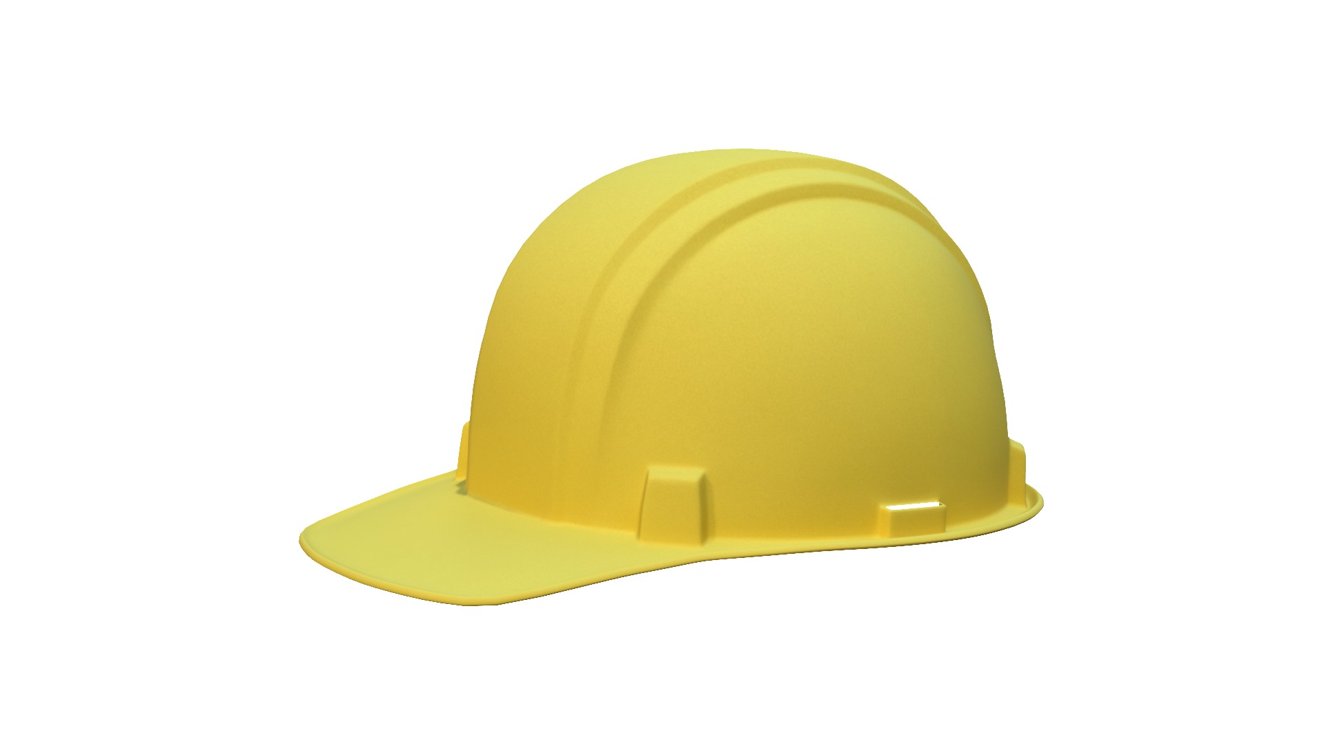 Construction Helmet Low Poly 3D Model Low-poly 3D model_3