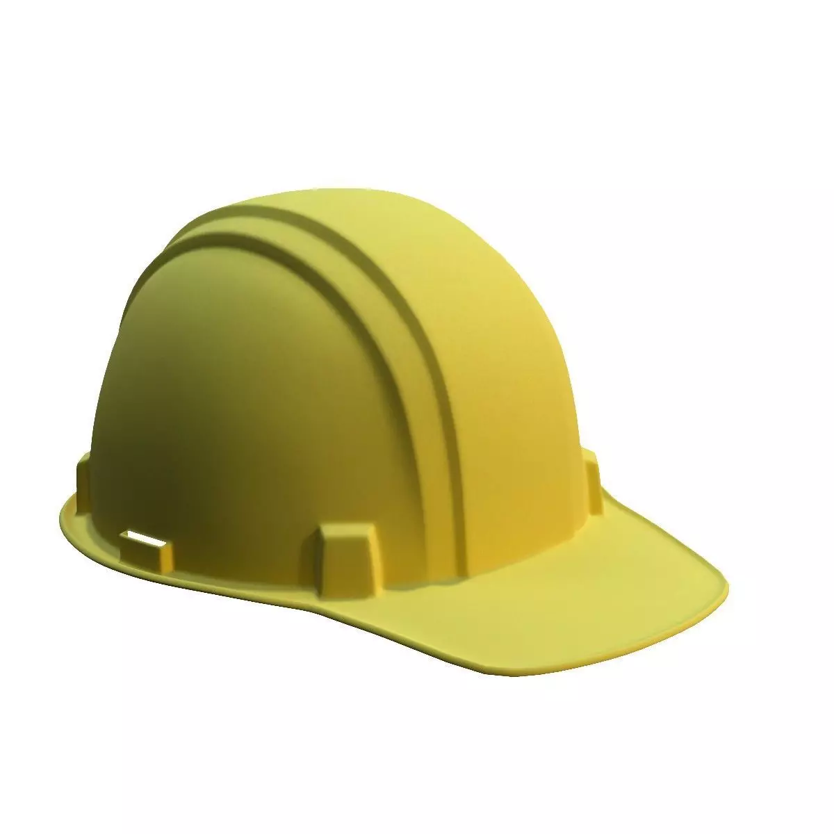 Construction Helmet Low Poly 3D Model Low-poly 3D model_0