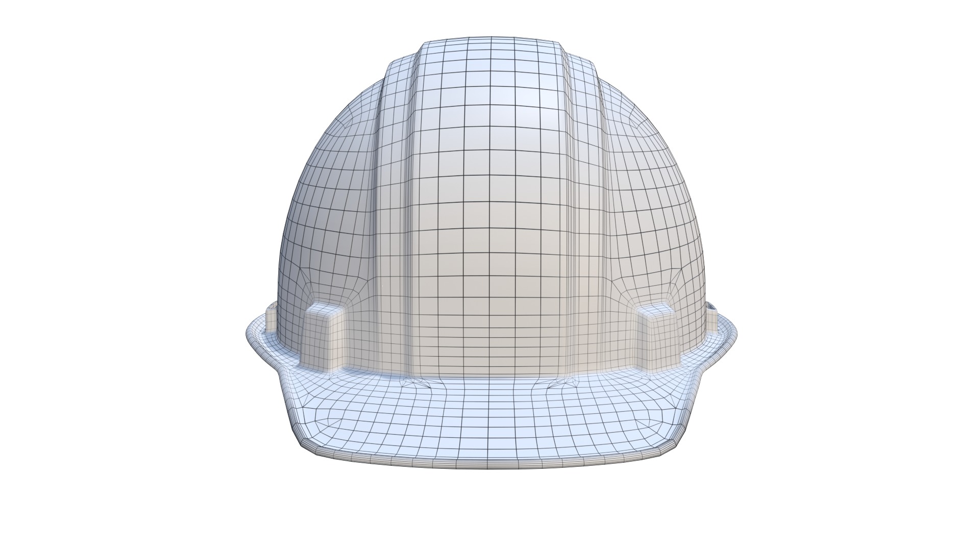 Construction Helmet Low Poly 3D Model Low-poly 3D model_10