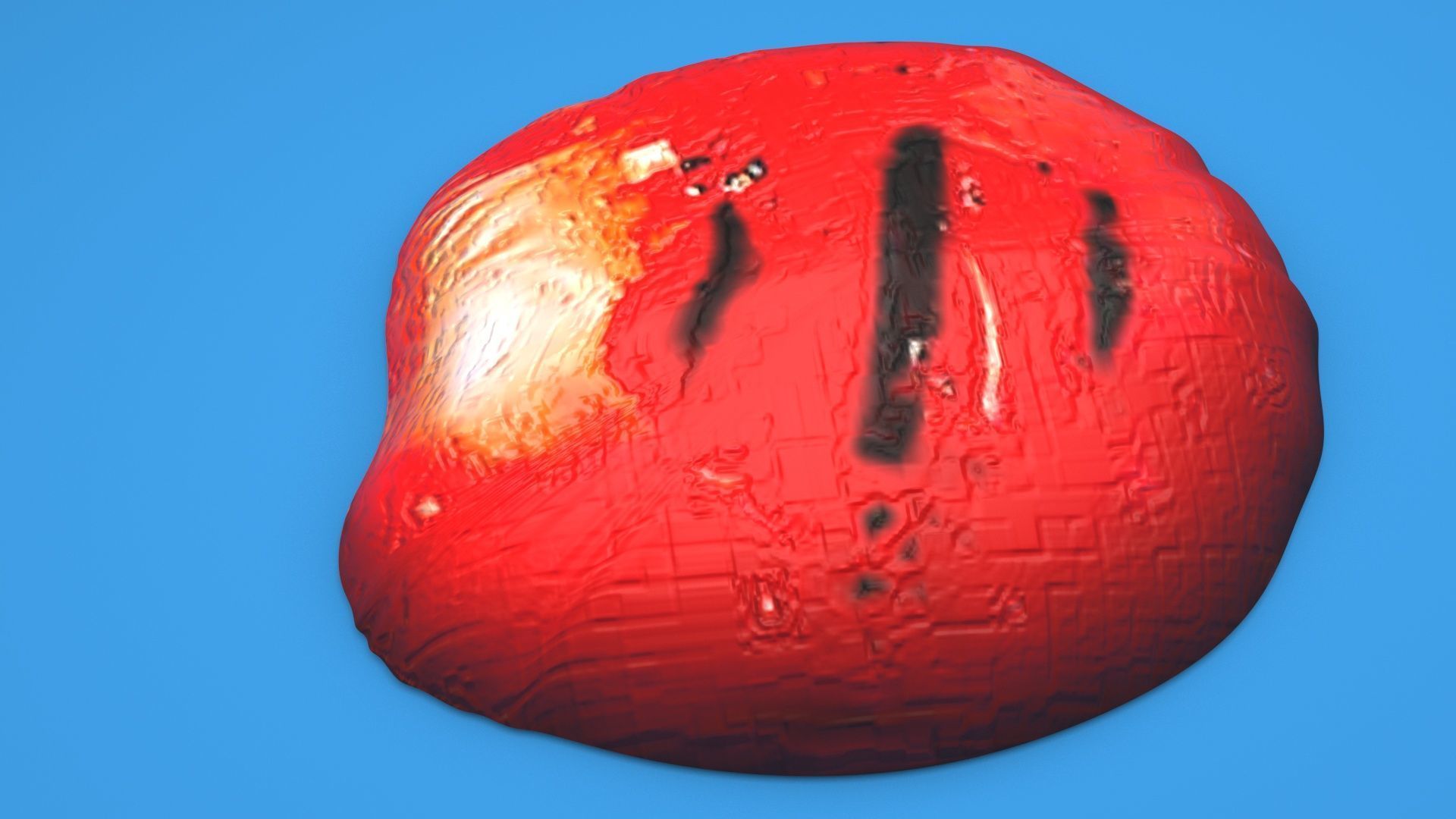 Grilled Tomato 3D model_8