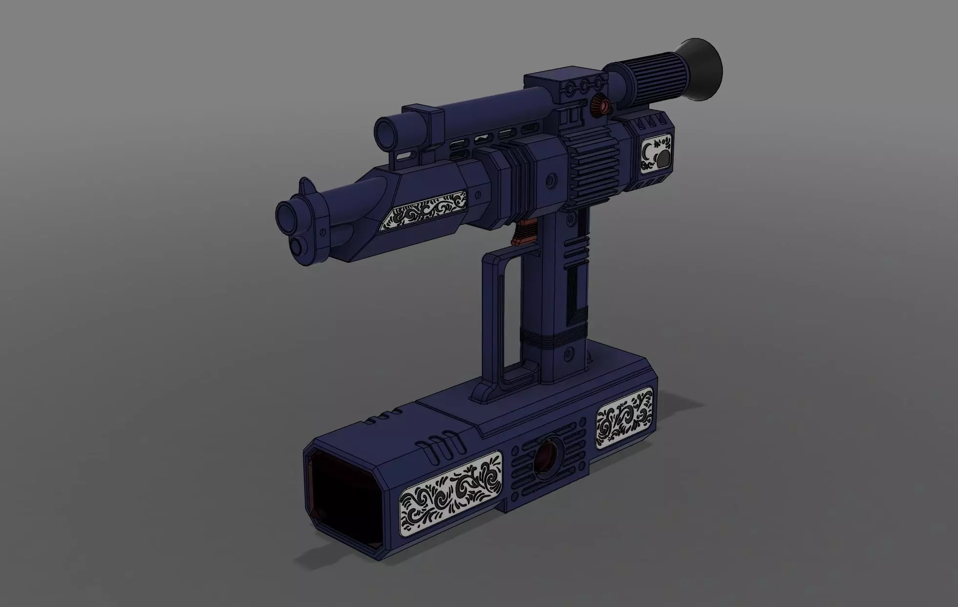 Brvstrr Laser Gun 3D print model_0