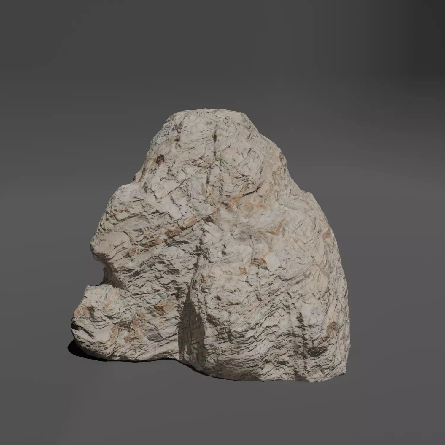 Low poly cliff modular 4k Texture Low-poly 3D model Low-poly 3D model_0