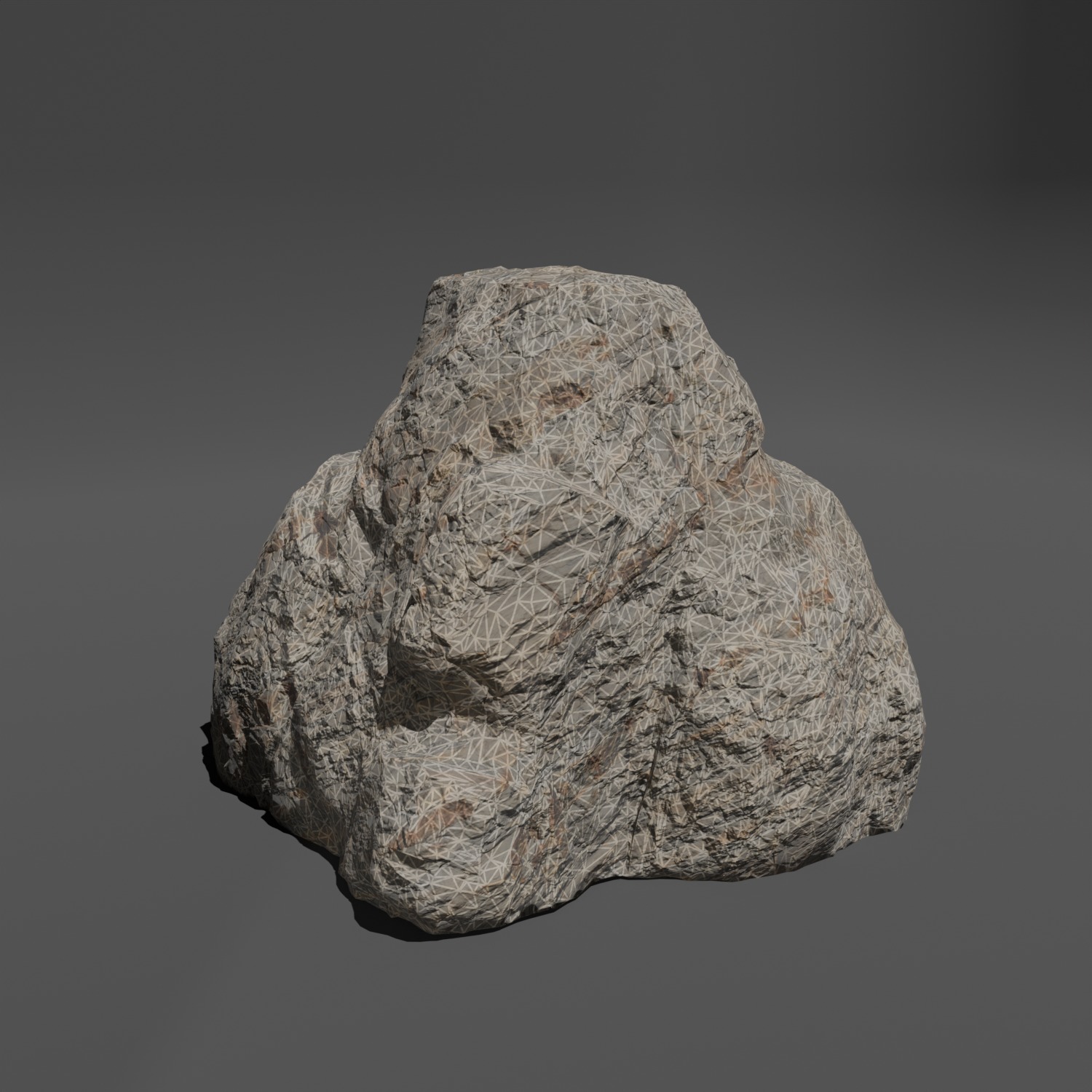 Low poly cliff modular 4k Texture Low-poly 3D model Low-poly 3D model_4