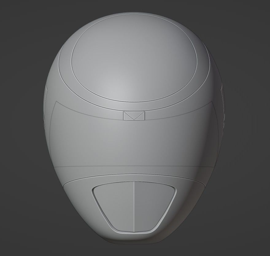 Power Rangers In Space Blue Ranger Helmet 3D print model_5