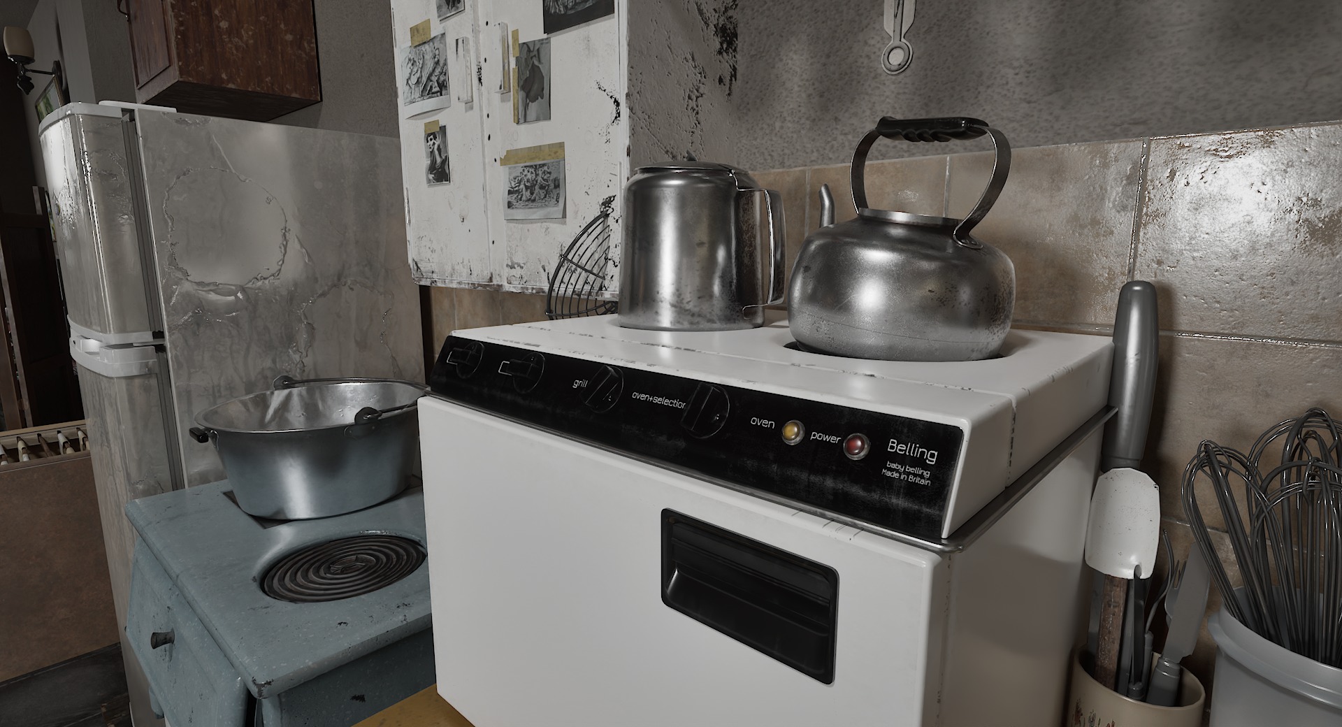 Old Apartment Assets 3D model_4