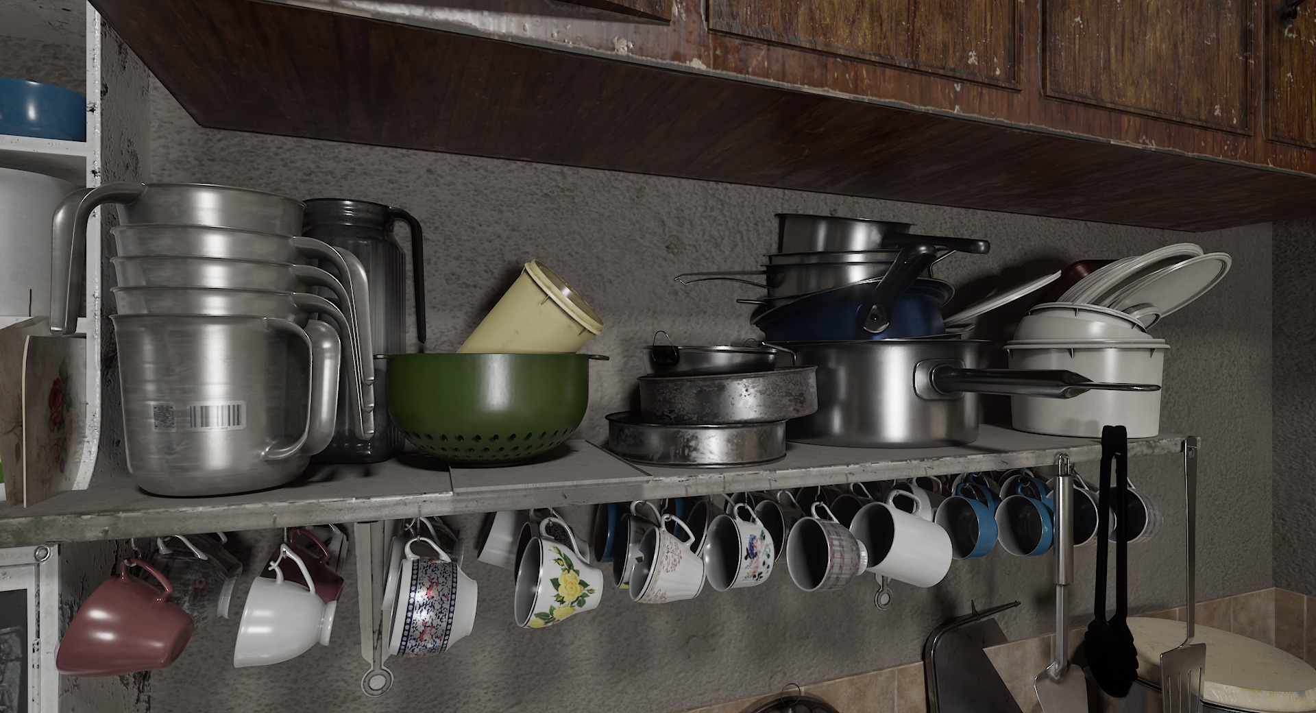 Old Apartment Assets 3D model_3