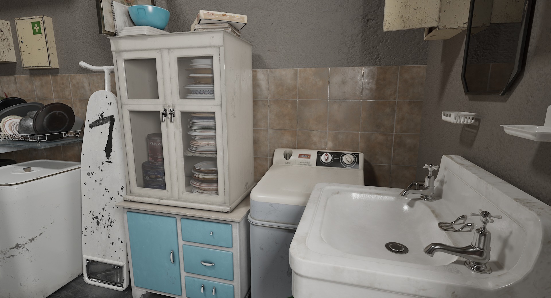 Old Apartment Assets 3D model_12