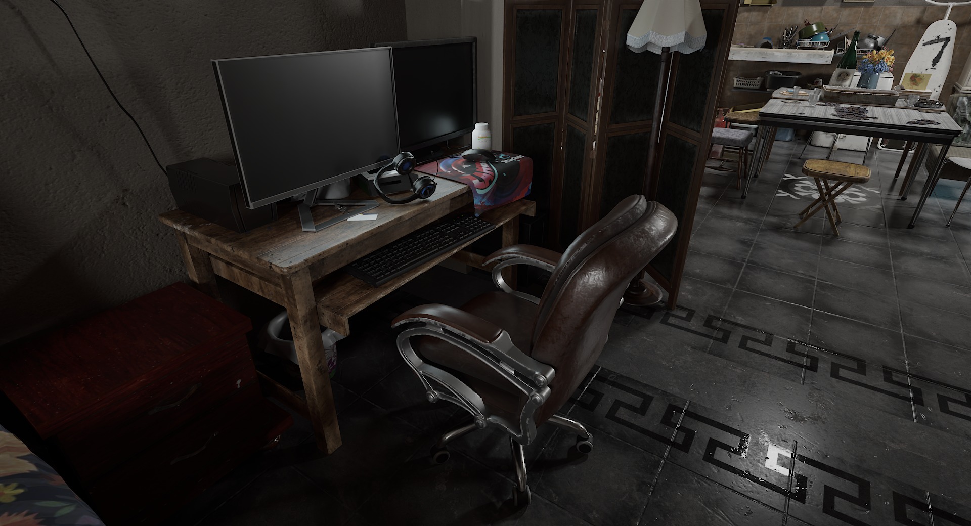 Old Apartment Assets 3D model_13