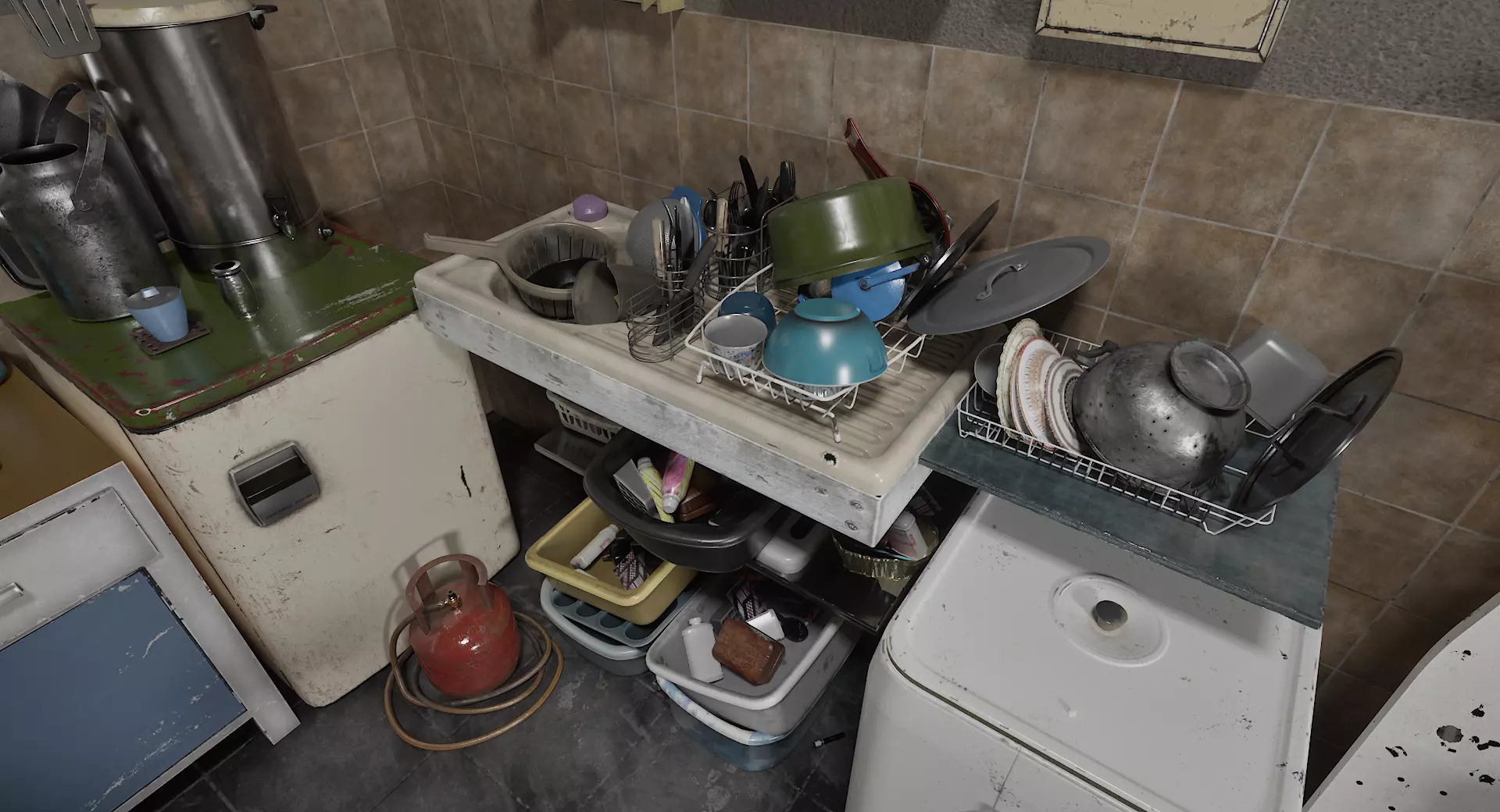 Old Apartment Assets 3D model_0