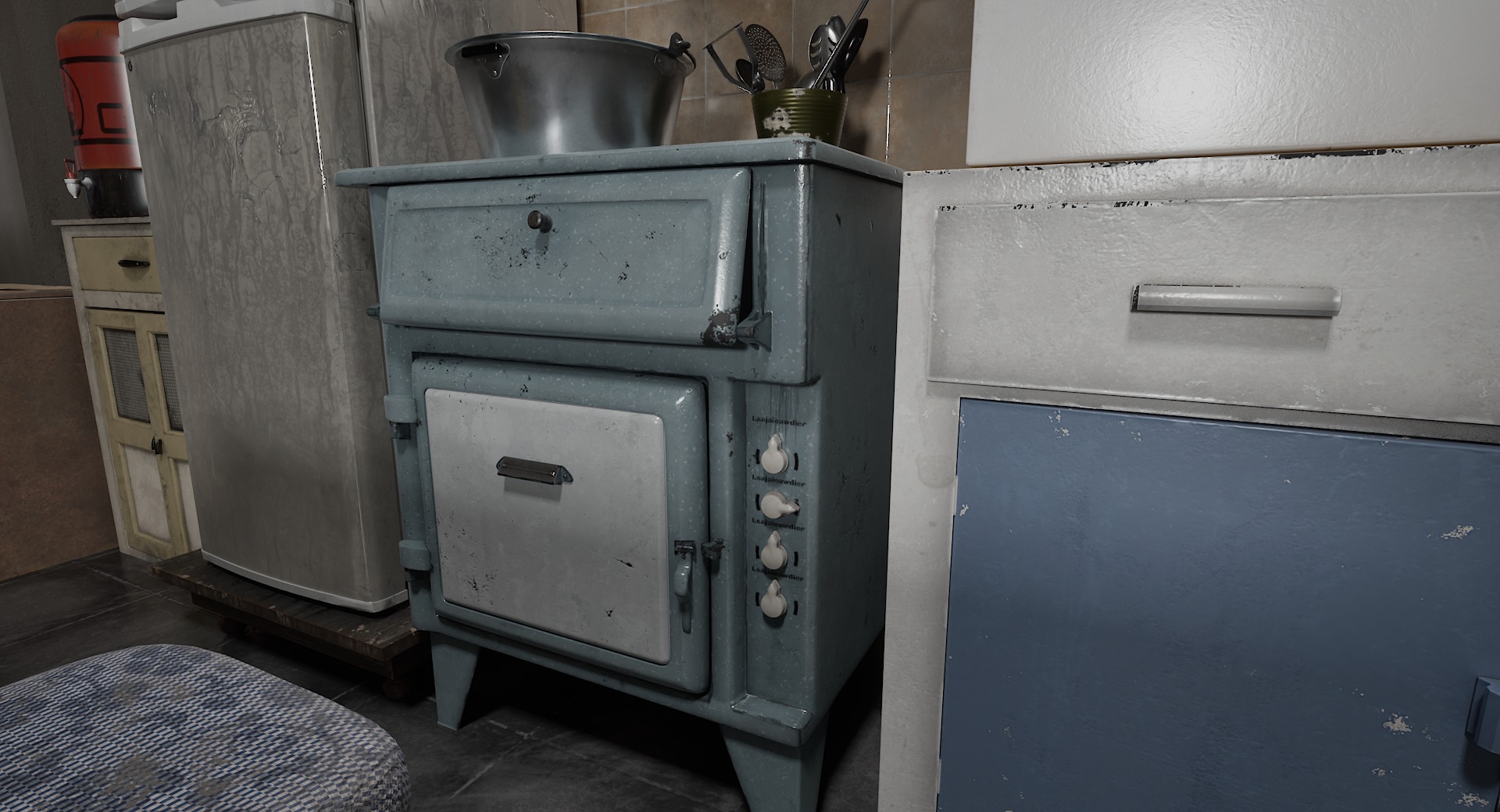 Old Apartment Assets 3D model_6