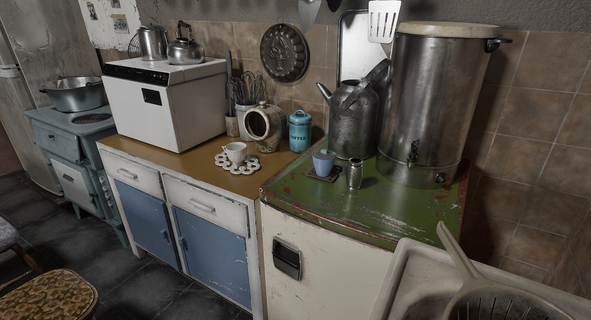 Old Apartment Assets 3D model_2