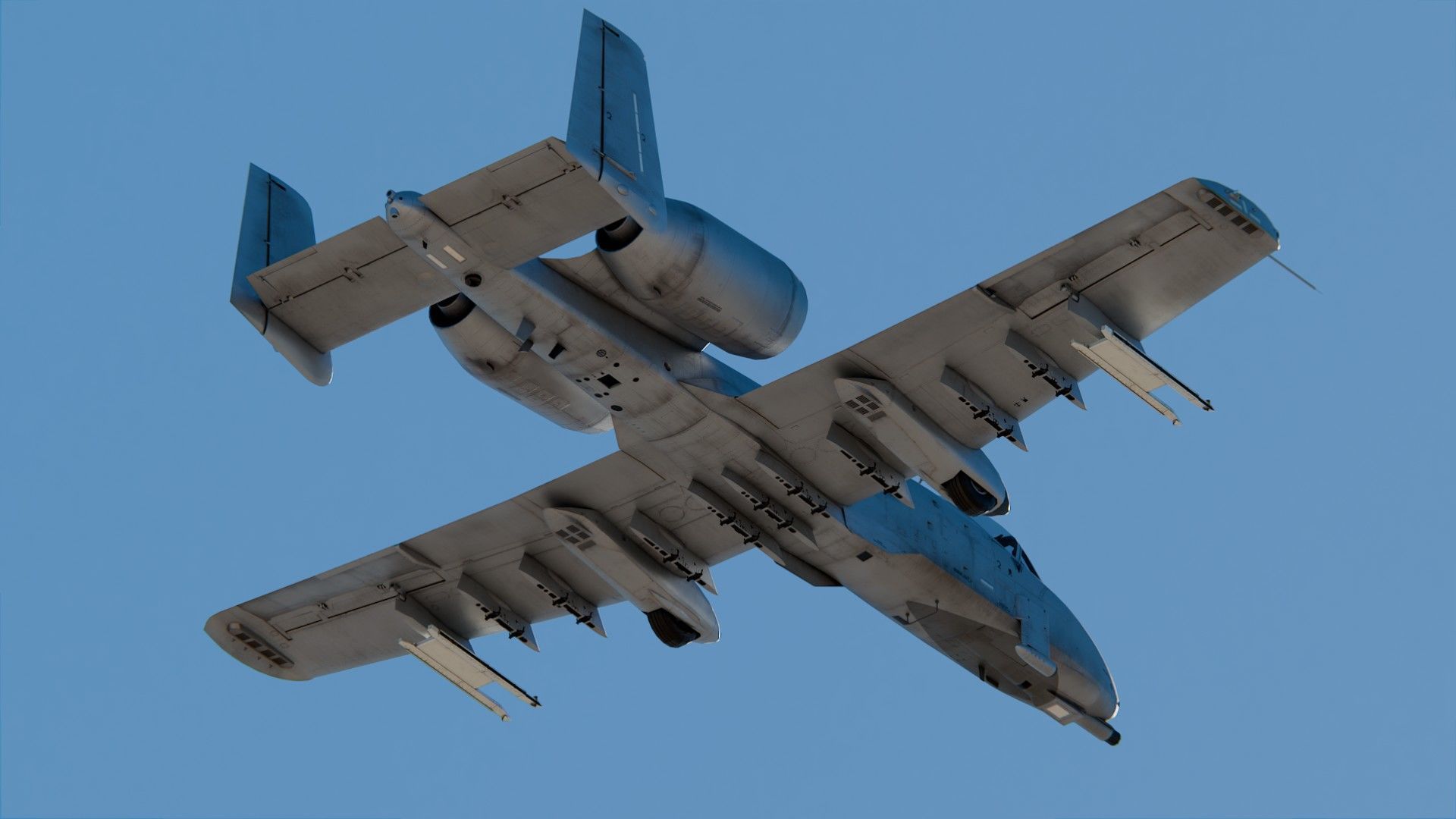 Fairchild Republic A-10 Thunderbolt II 3D model_3