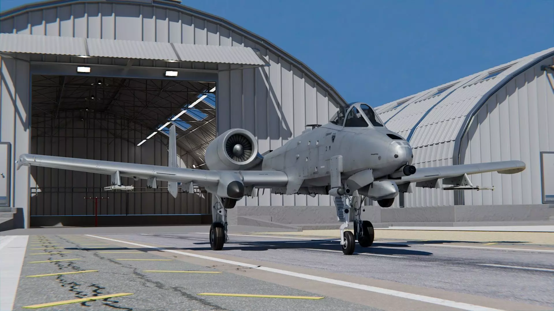 Fairchild Republic A-10 Thunderbolt II 3D model_0