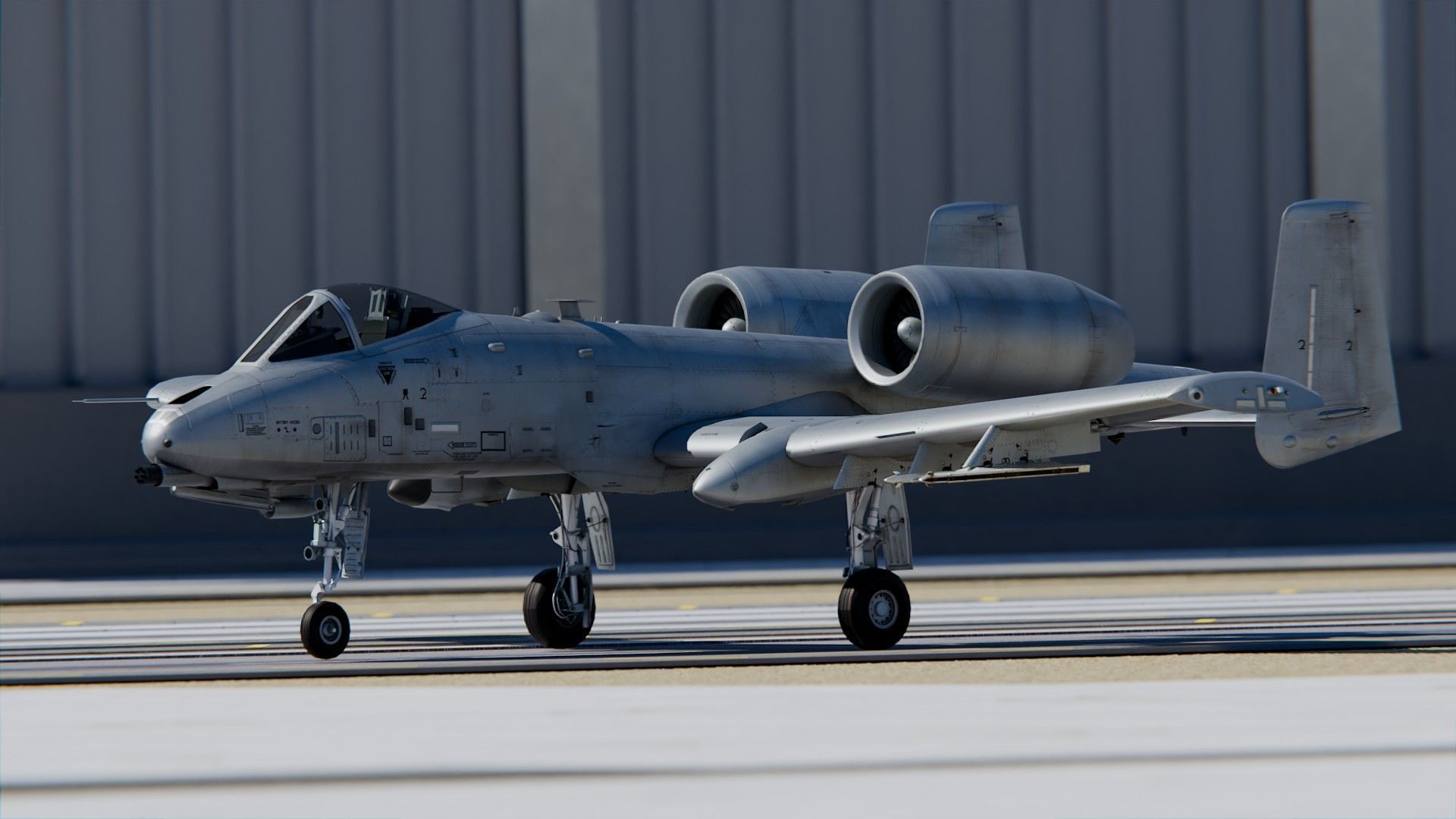 Fairchild Republic A-10 Thunderbolt II 3D model_1