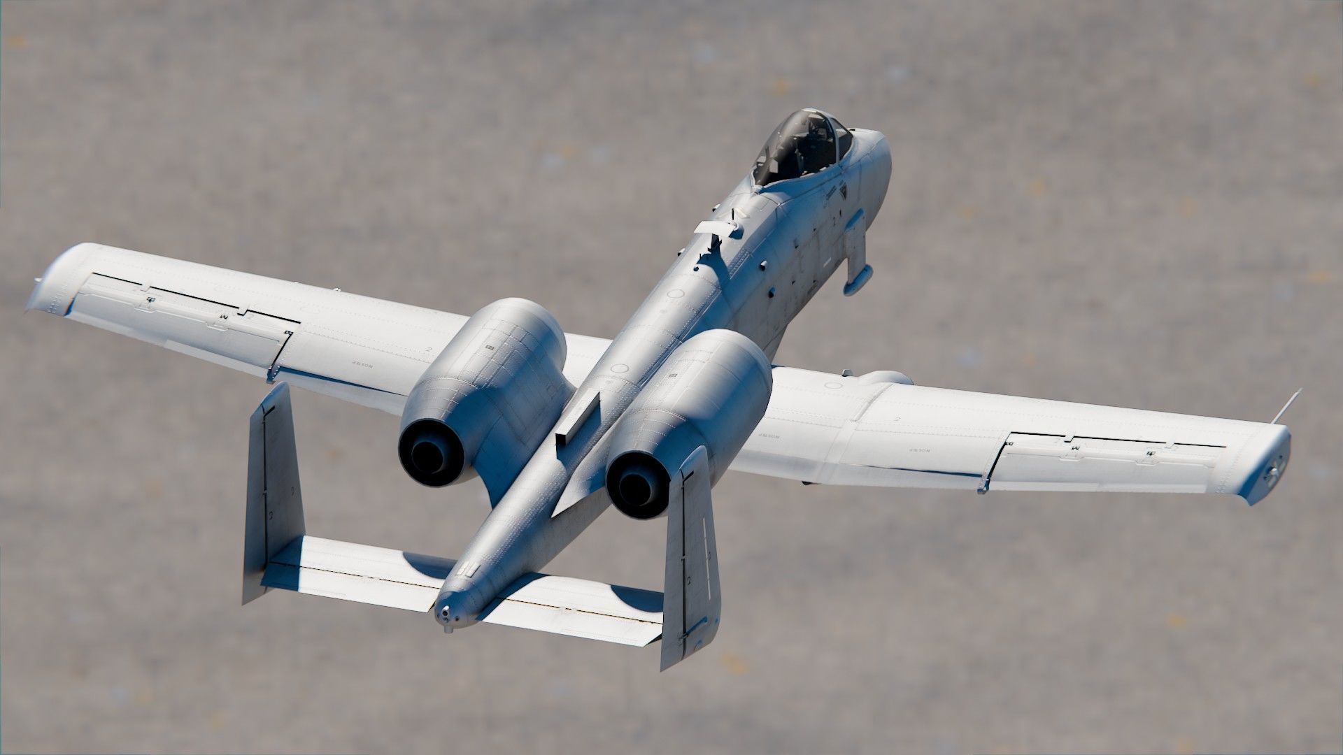 Fairchild Republic A-10 Thunderbolt II 3D model_6