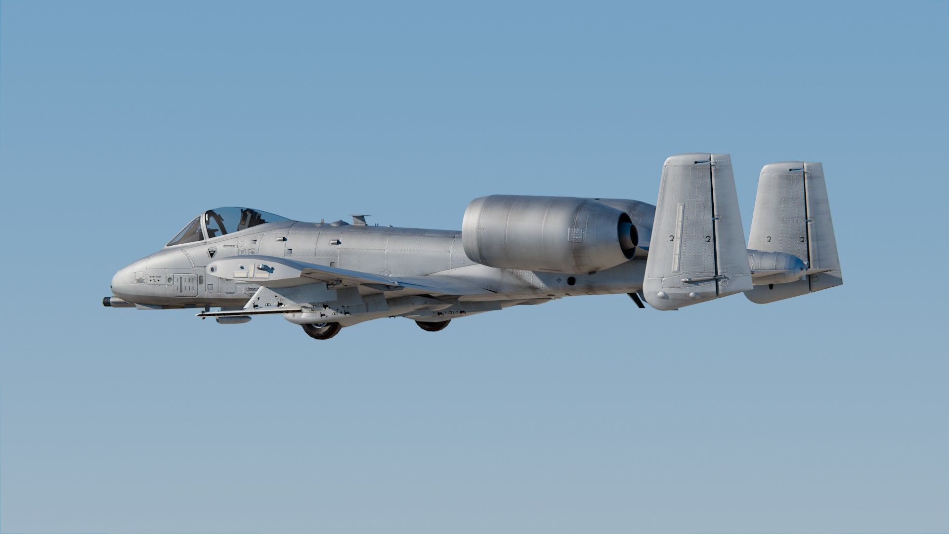 Fairchild Republic A-10 Thunderbolt II 3D model_8