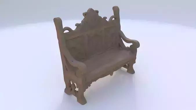 Bench 3D model