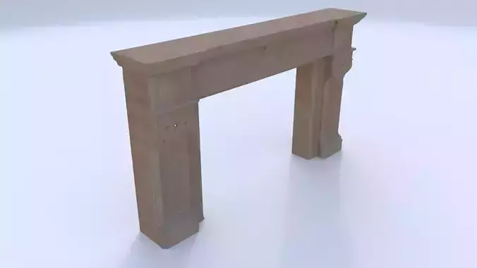 Fireplace Mantel 3D model