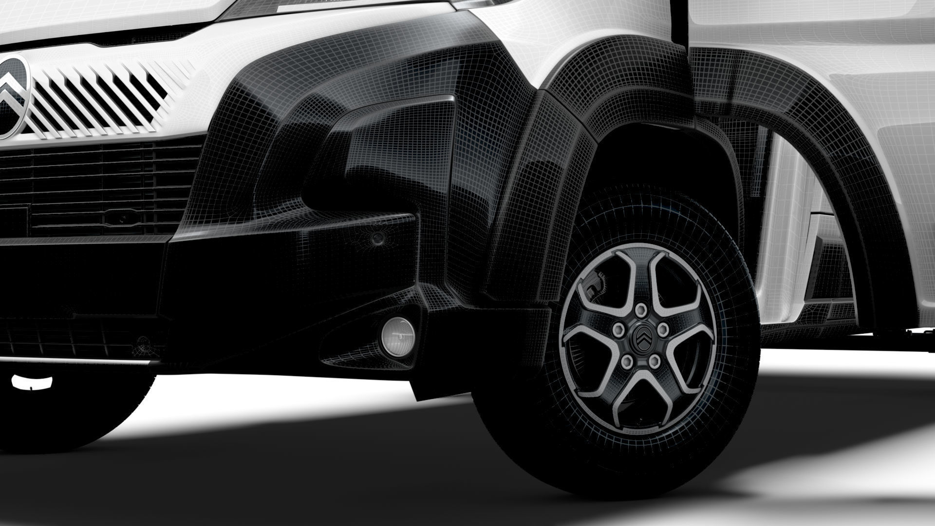 Citroen e Jumper Van L1H1 HQ Interior 2025 3D model_16