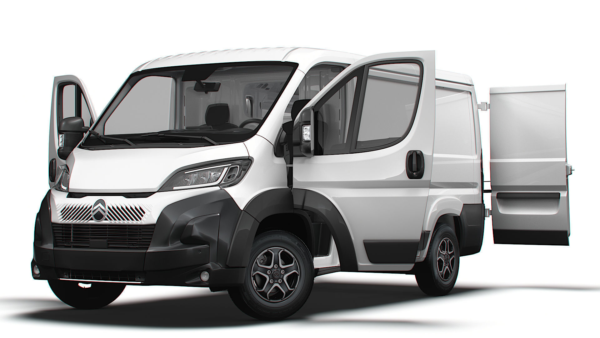 Citroen e Jumper Van L1H1 HQ Interior 2025 3D model_8