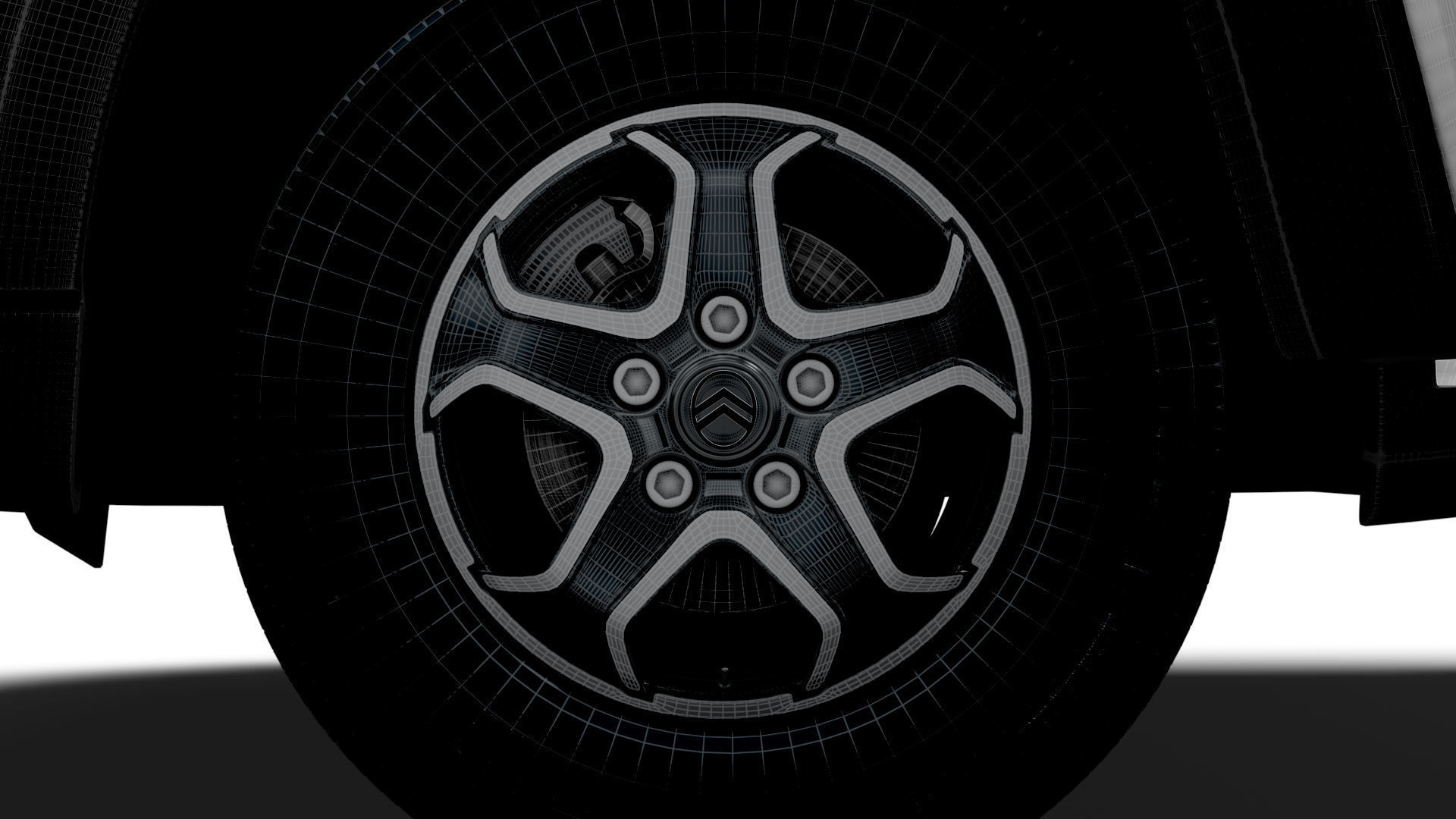 Citroen e Jumper Van L1H1 HQ Interior 2025 3D model_24