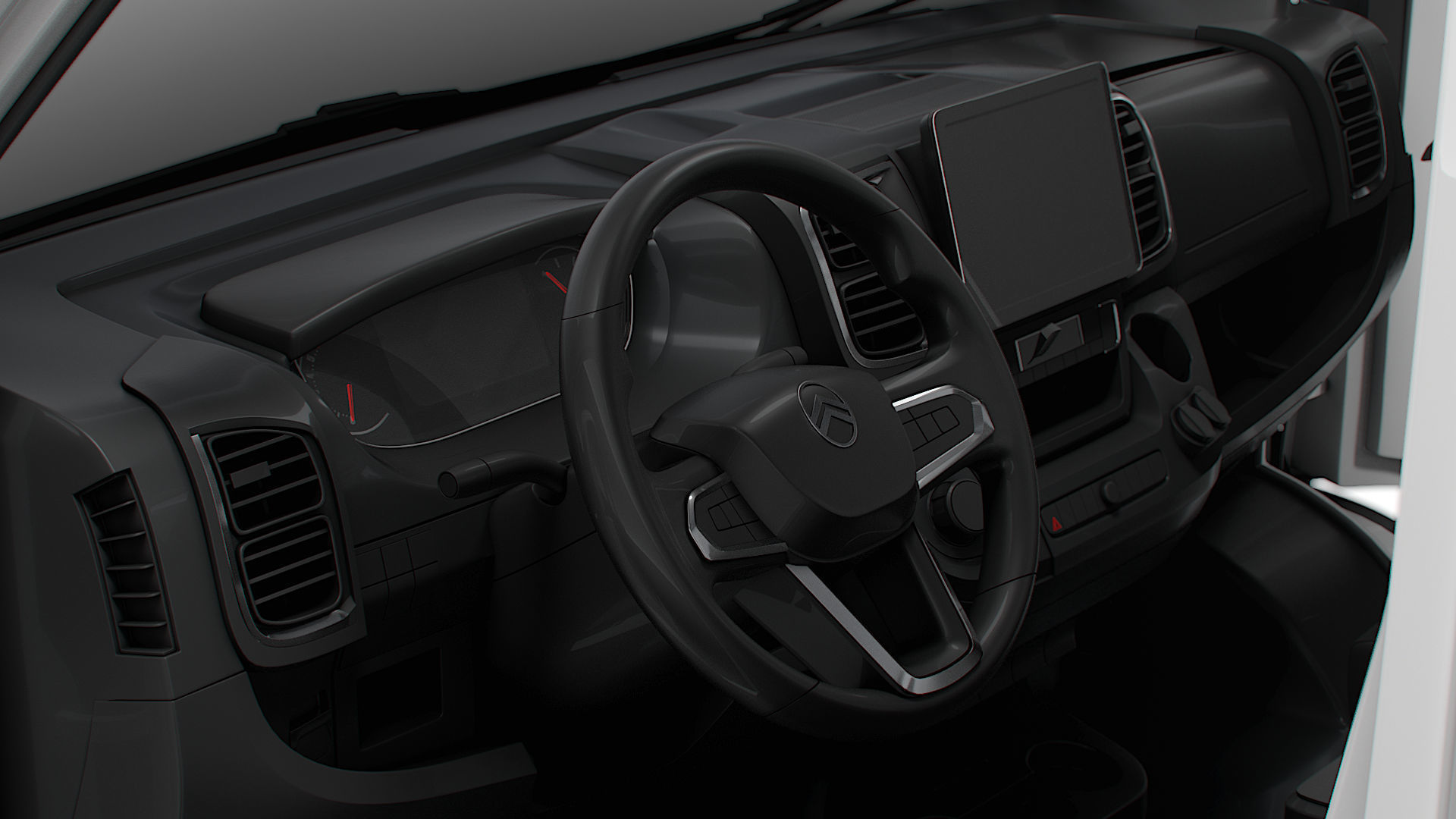 Citroen e Jumper Van L1H1 HQ Interior 2025 3D model_2