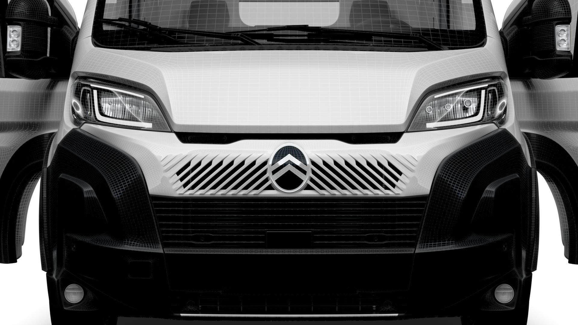 Citroen e Jumper Van L1H1 HQ Interior 2025 3D model_20