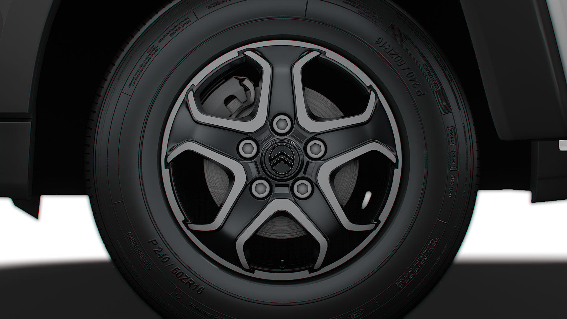 Citroen e Jumper Van L1H1 HQ Interior 2025 3D model_11