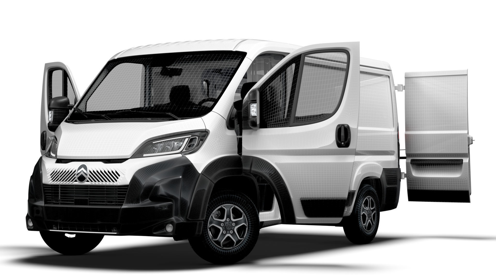 Citroen e Jumper Van L1H1 HQ Interior 2025 3D model_21