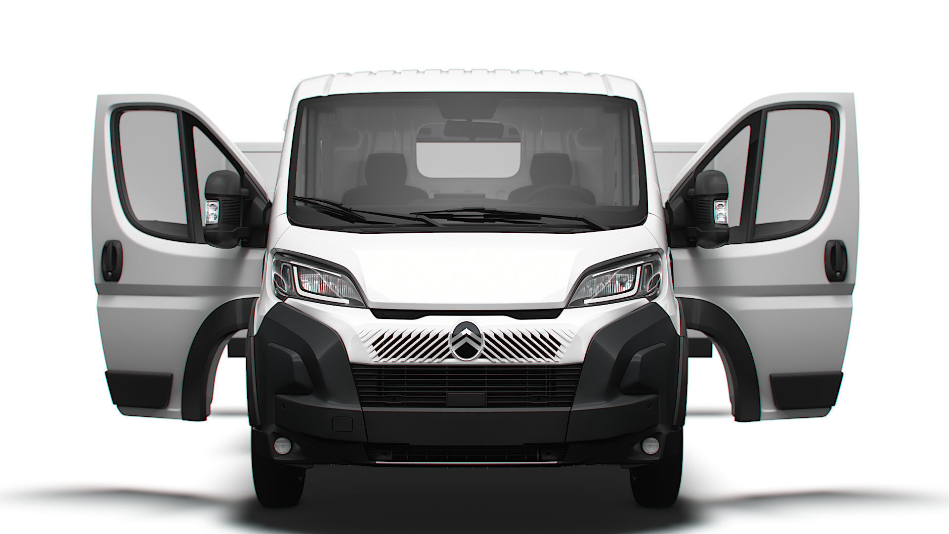 Citroen e Jumper Van L1H1 HQ Interior 2025 3D model_6