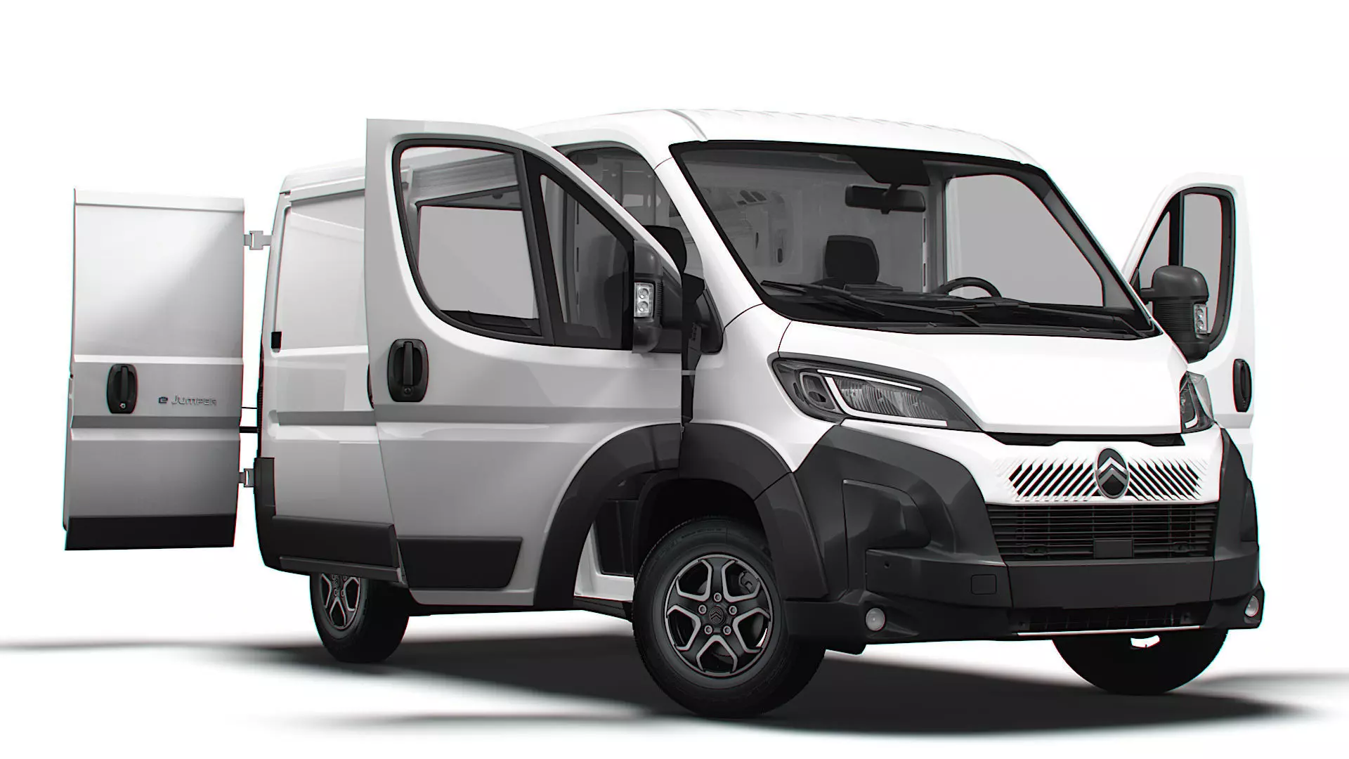 Citroen e Jumper Van L1H1 HQ Interior 2025 3D model_0