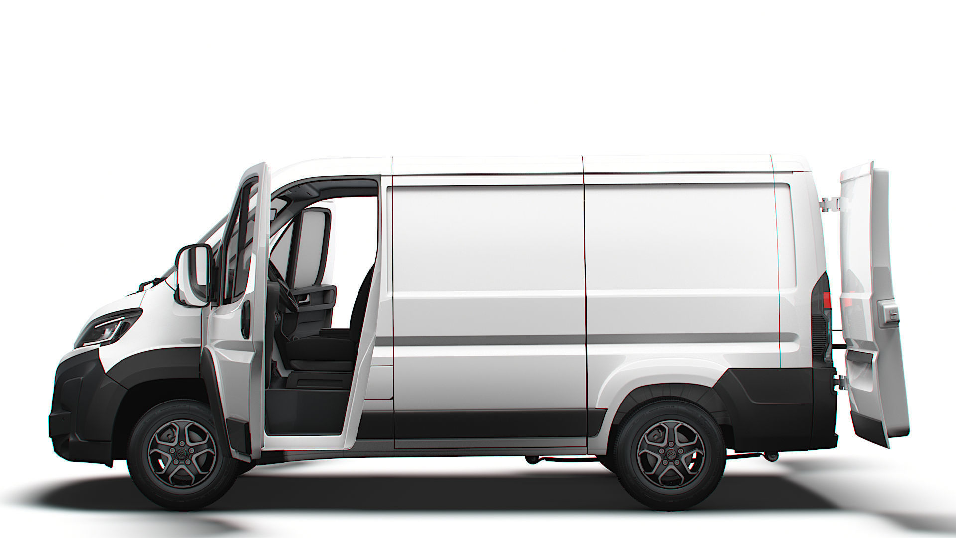 Citroen e Jumper Van L1H1 HQ Interior 2025 3D model_4