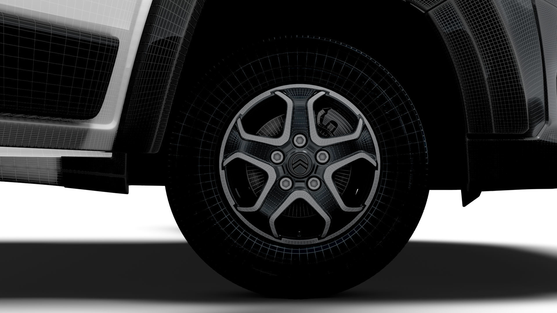 Citroen e Jumper Van L1H1 HQ Interior 2025 3D model_22