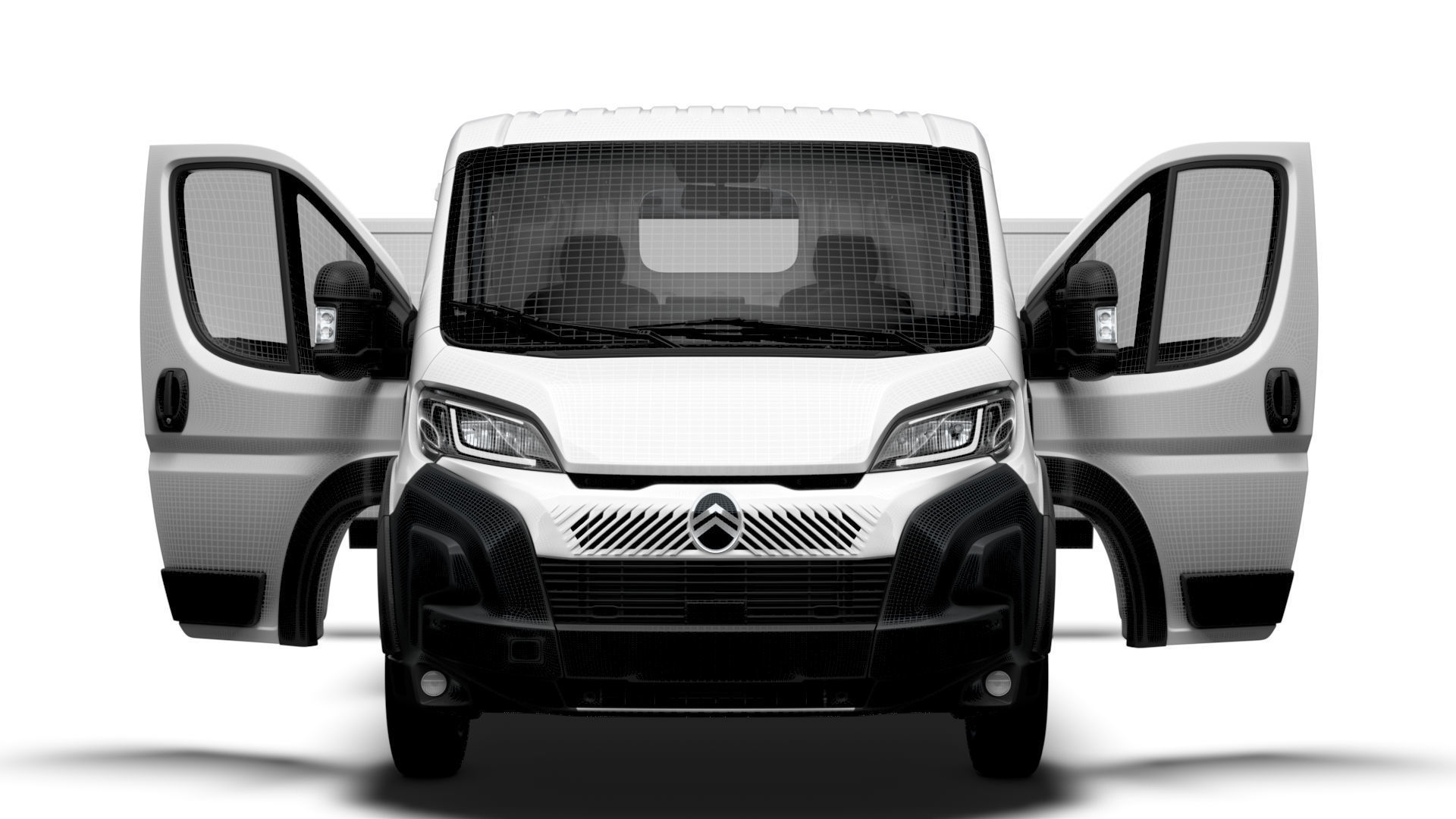 Citroen e Jumper Van L1H1 HQ Interior 2025 3D model_19