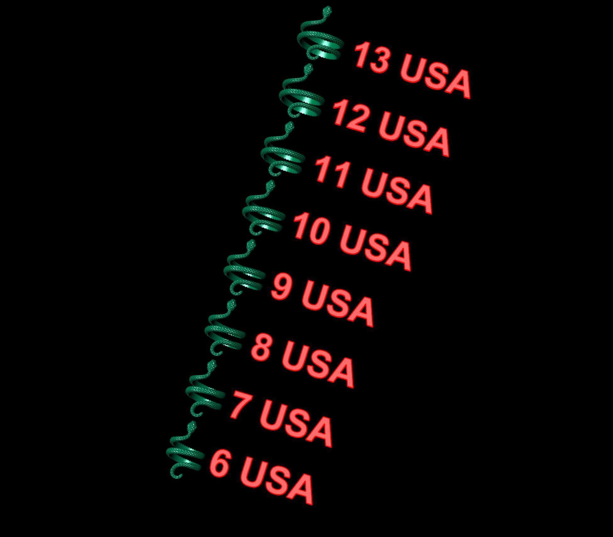 Serpent Coil Ring 3D print model_11