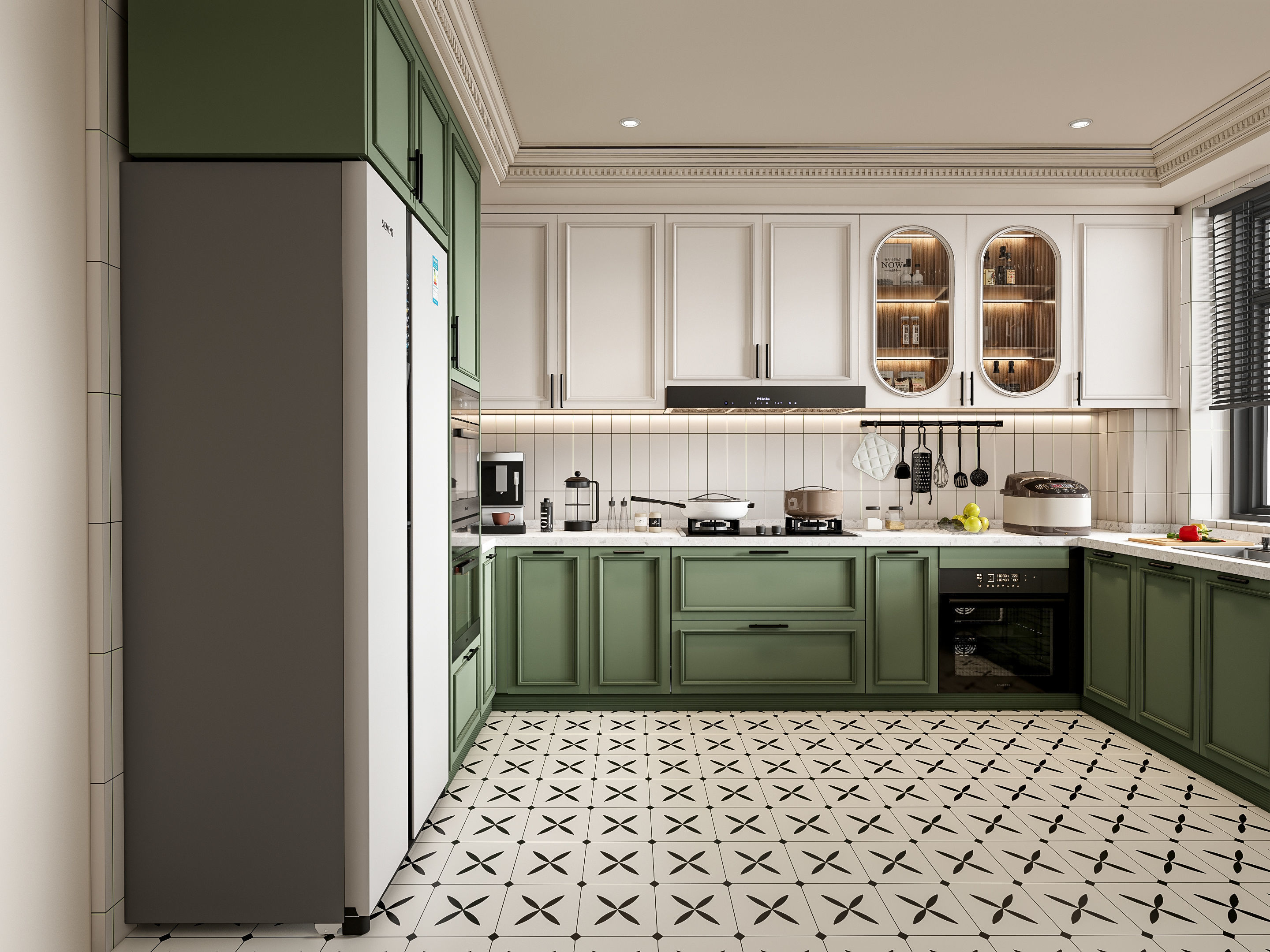 Kitchen Modern interior 77 3D model_15