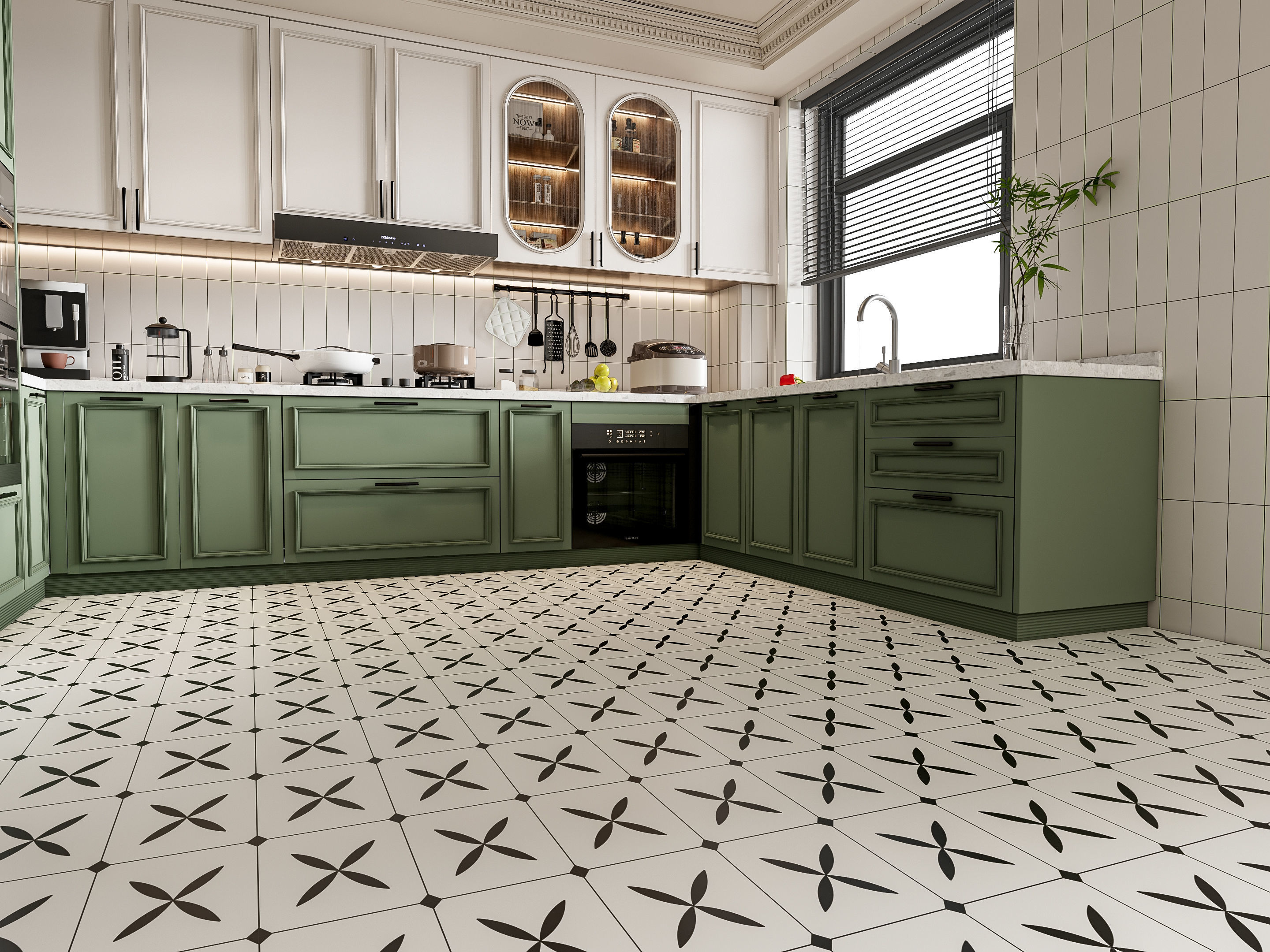 Kitchen Modern interior 77 3D model_13