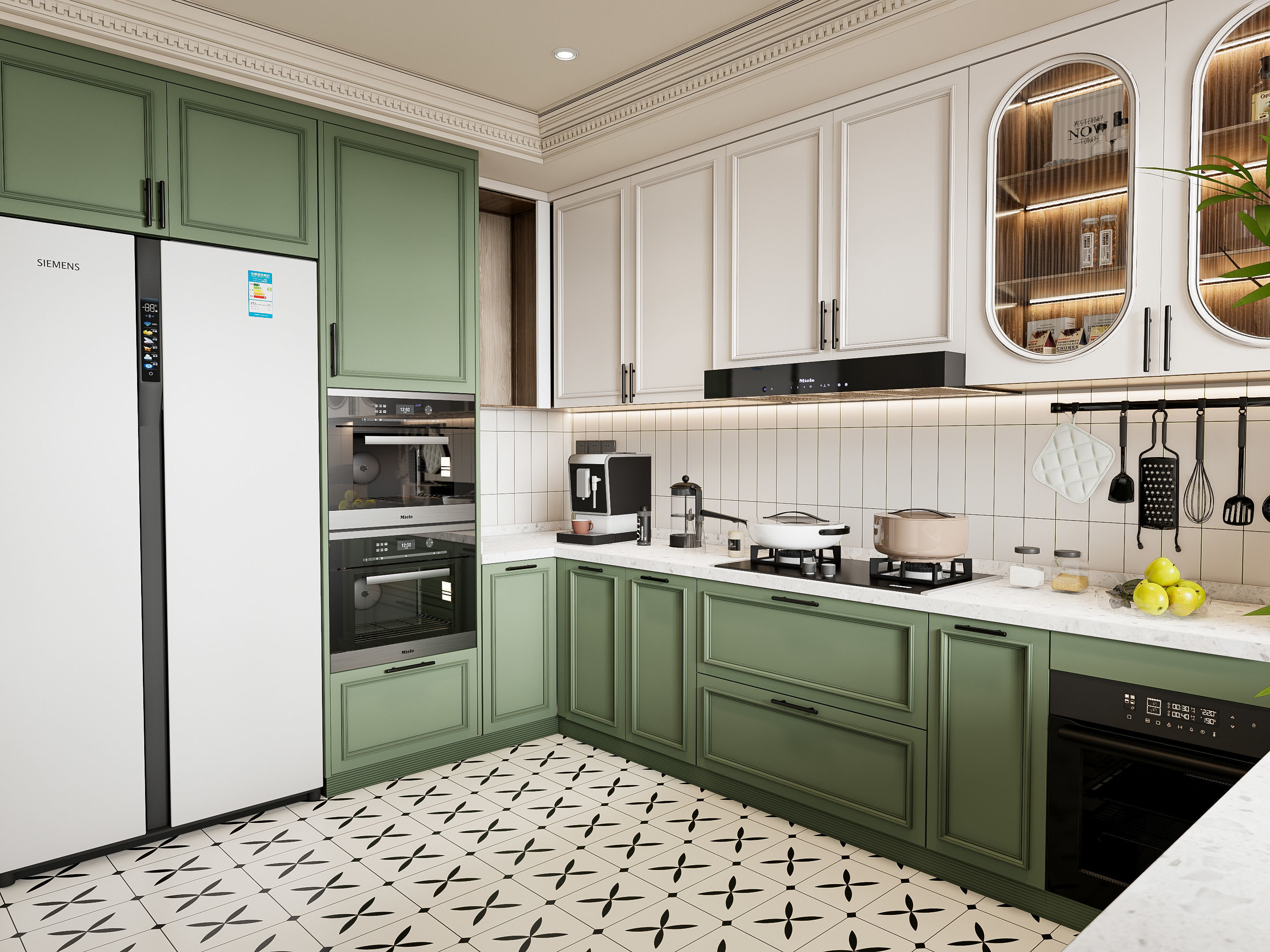 Kitchen Modern interior 77 3D model_18